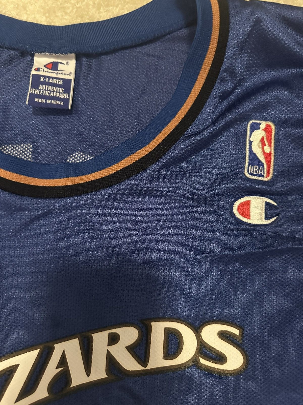 Champion × NBA Jordan Wizards Champion Jersey Size US XL / EU 56 / 4 - 3 Thumbnail
