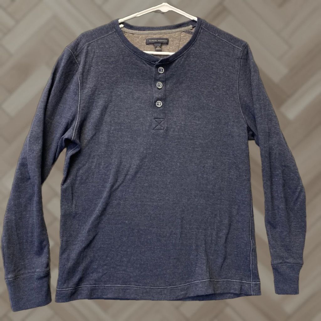 Banana Republic Banana Republic Standard Fit Shirt Dark Gray Men's S Long Sleeve Cotton /104-14 Mens Size US M / EU 48-50 / 2 - 1 Thumbnail