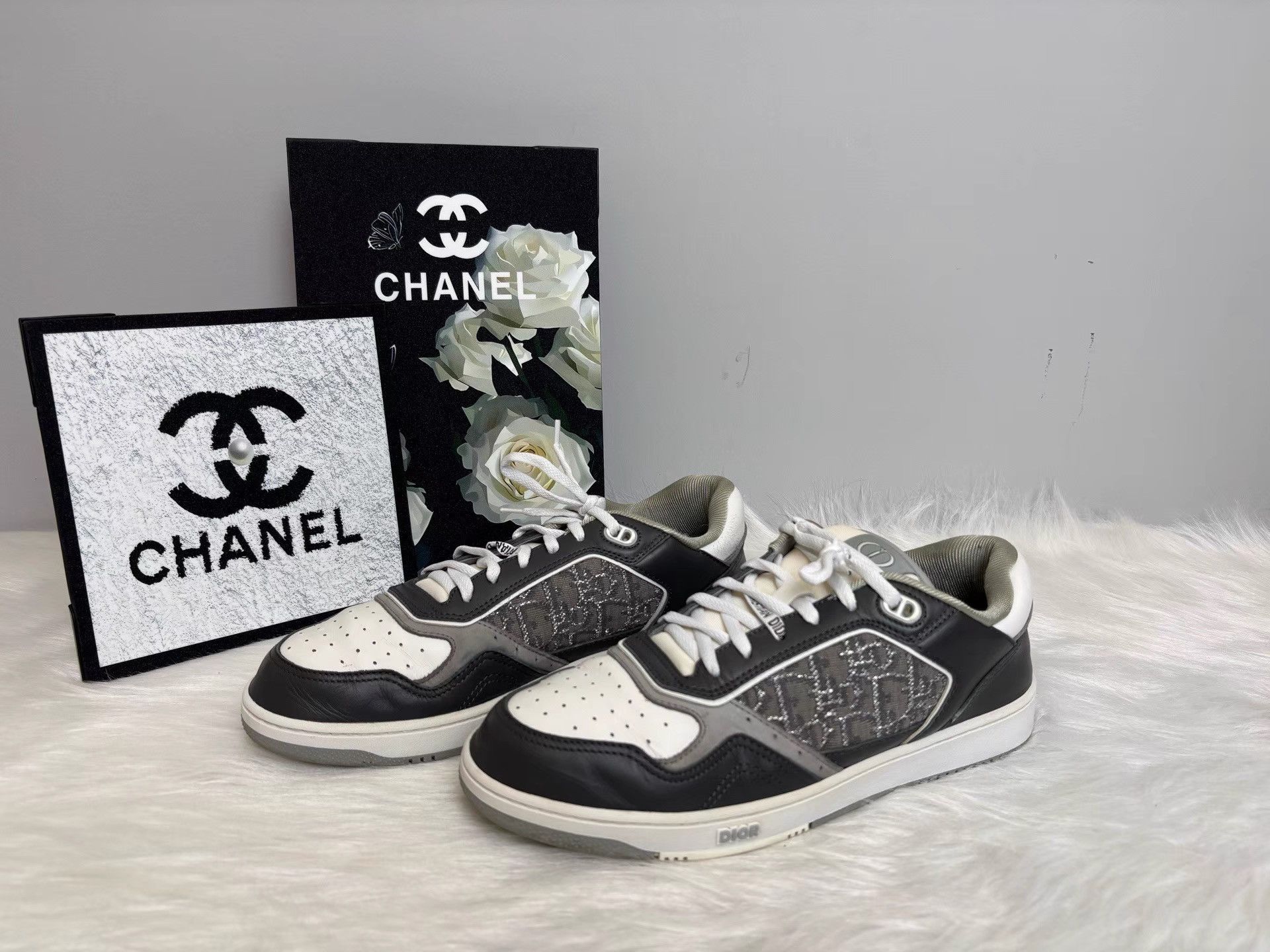 Dior Dior Classic B27 Monogram Print Sneakers K36 Size US 10 / EU 43 - 1 Thumbnail