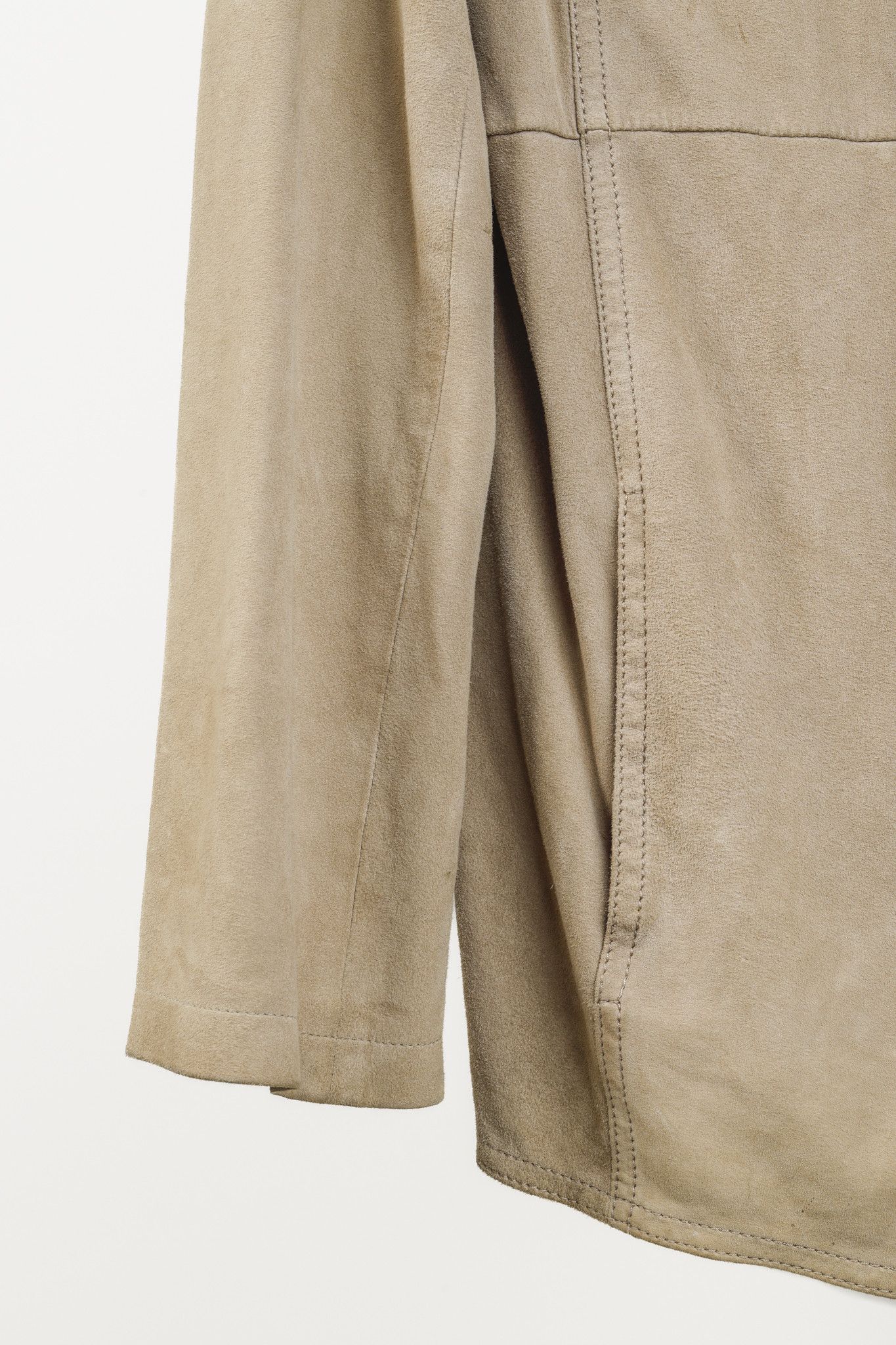 Armani Collezioni Armani Collezioni 2004 Tan Suede Jacket Size L / US 10 / IT 46 - 6 Thumbnail