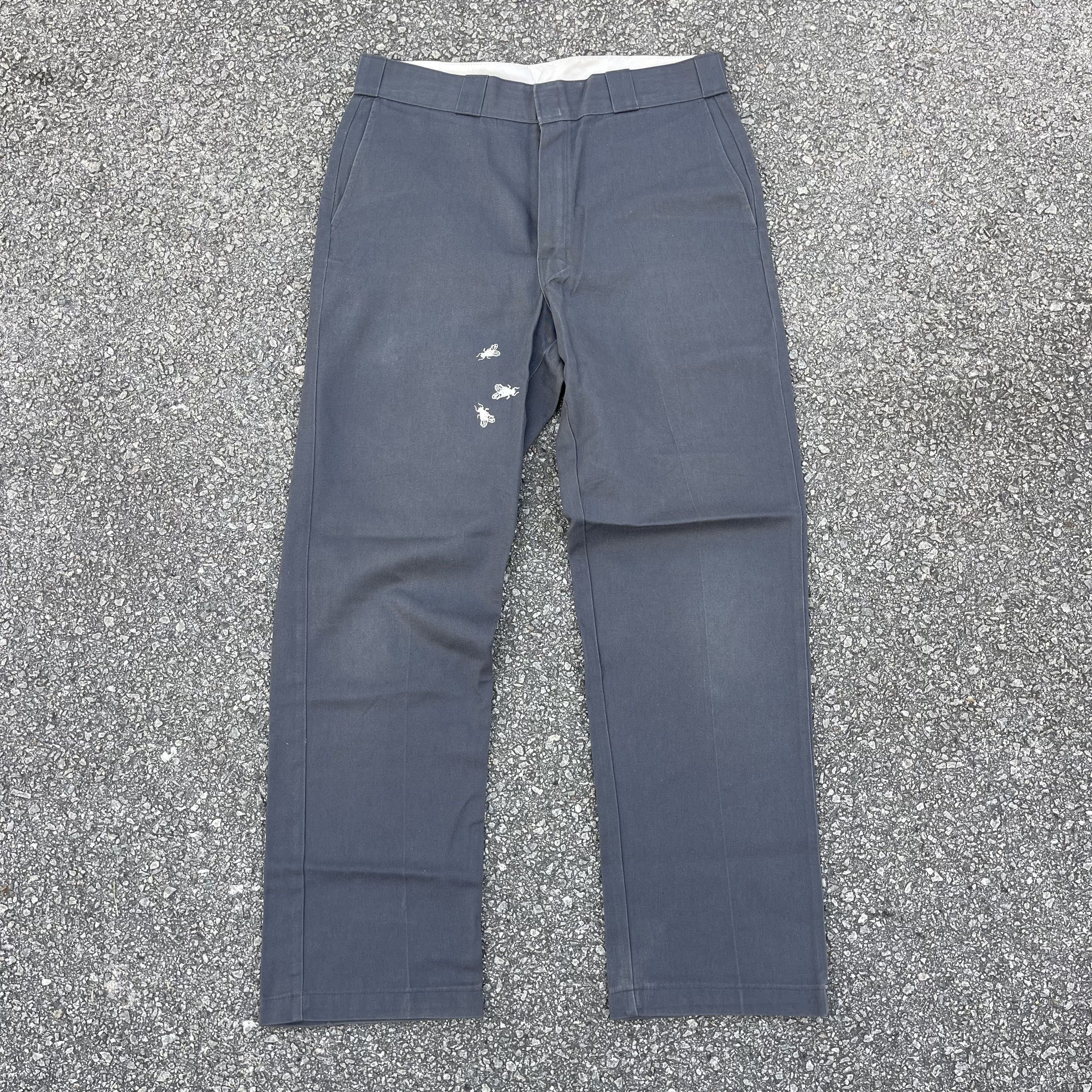 Beams Plus × Beauty Beast × Vans Vans x Beams Khaki Black Baggy Wide Leg Black Flys Back Side Size US 34 / EU 50 - 3 Thumbnail