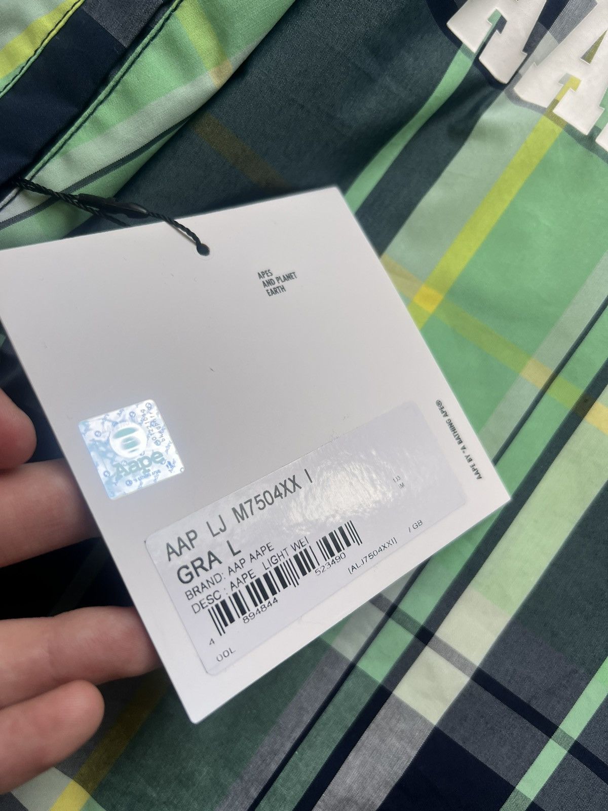 Aape × Bape NWT AAPE By A Bathing Jacket Reversible Size US L / EU 52-54 / 3 - 14 Thumbnail