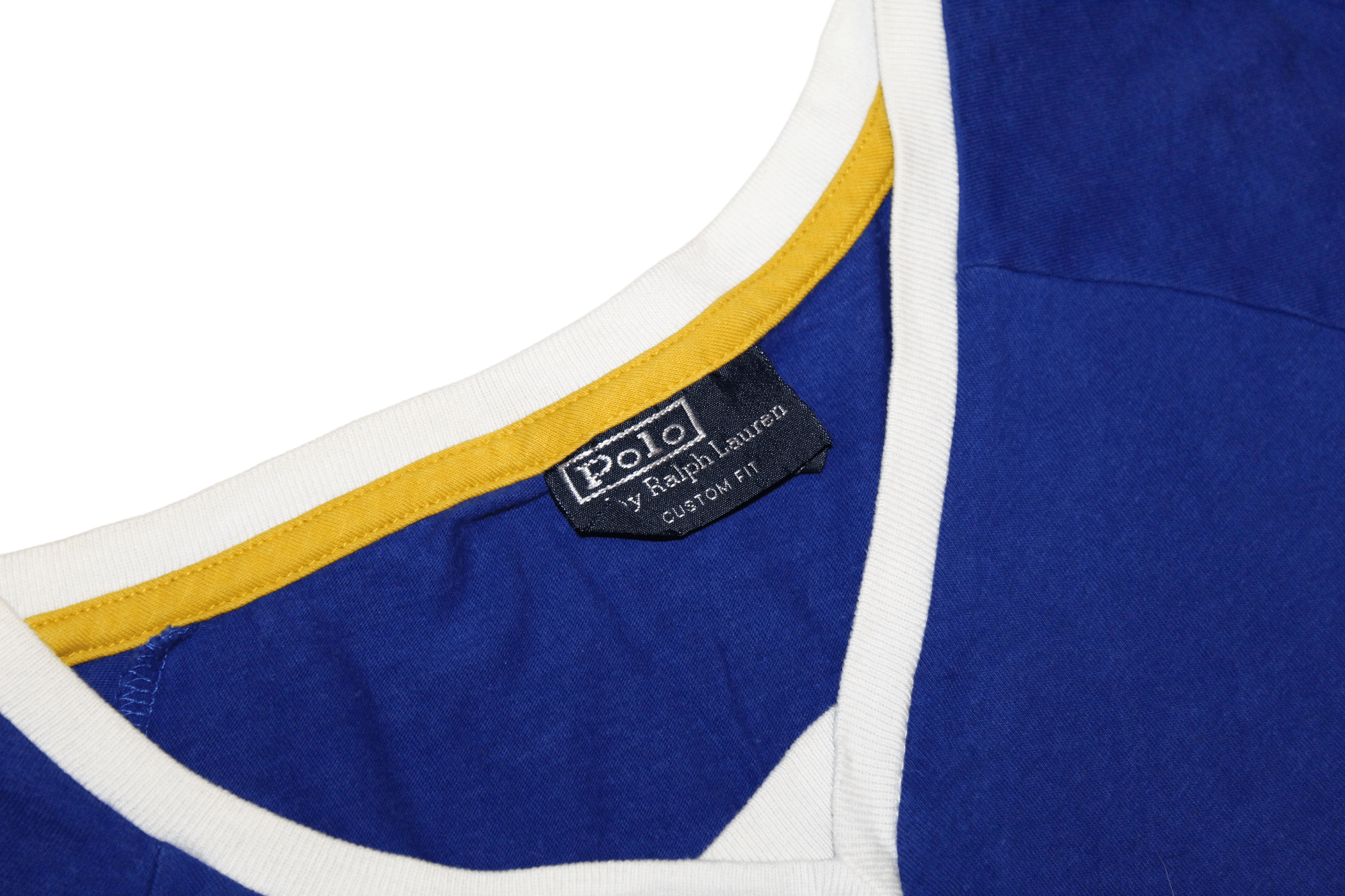 Polo Ralph Lauren VTG Polo Ralph Lauren #15 Italia Custom fit V-neck t-shirt Size US M / EU 48-50 / 2 - 9 Thumbnail