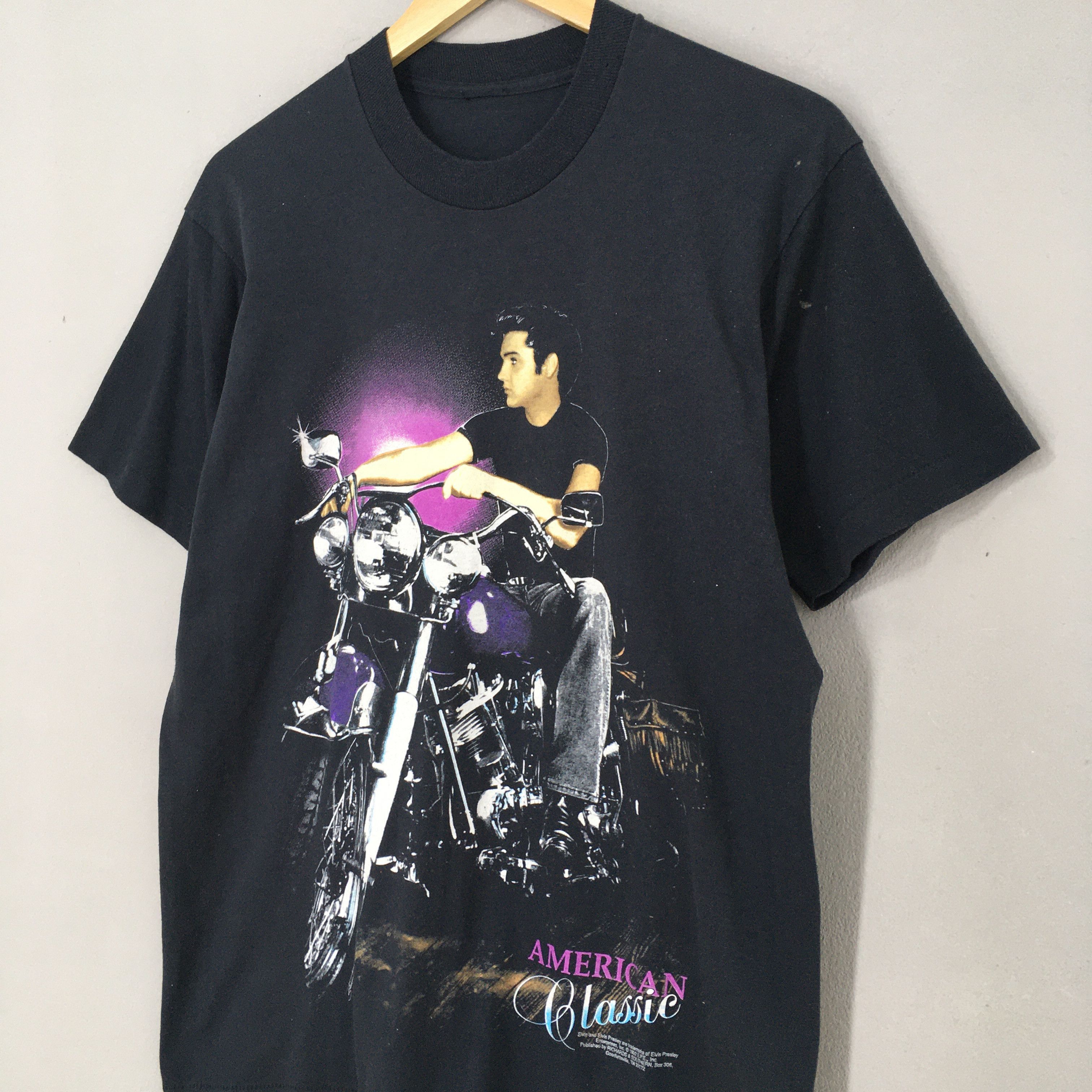 Band Tees × Vintage Vintage Elvis Presley King Of Rock And Roll Tshirt Medium Size US M / EU 48-50 / 2 - 3 Thumbnail