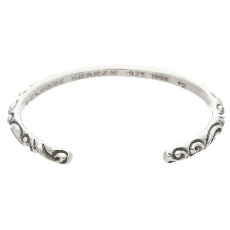 Chrome Hearts Chrome Hearts Scroll Band Silver Bangle Size ONE SIZE - 2 Thumbnail