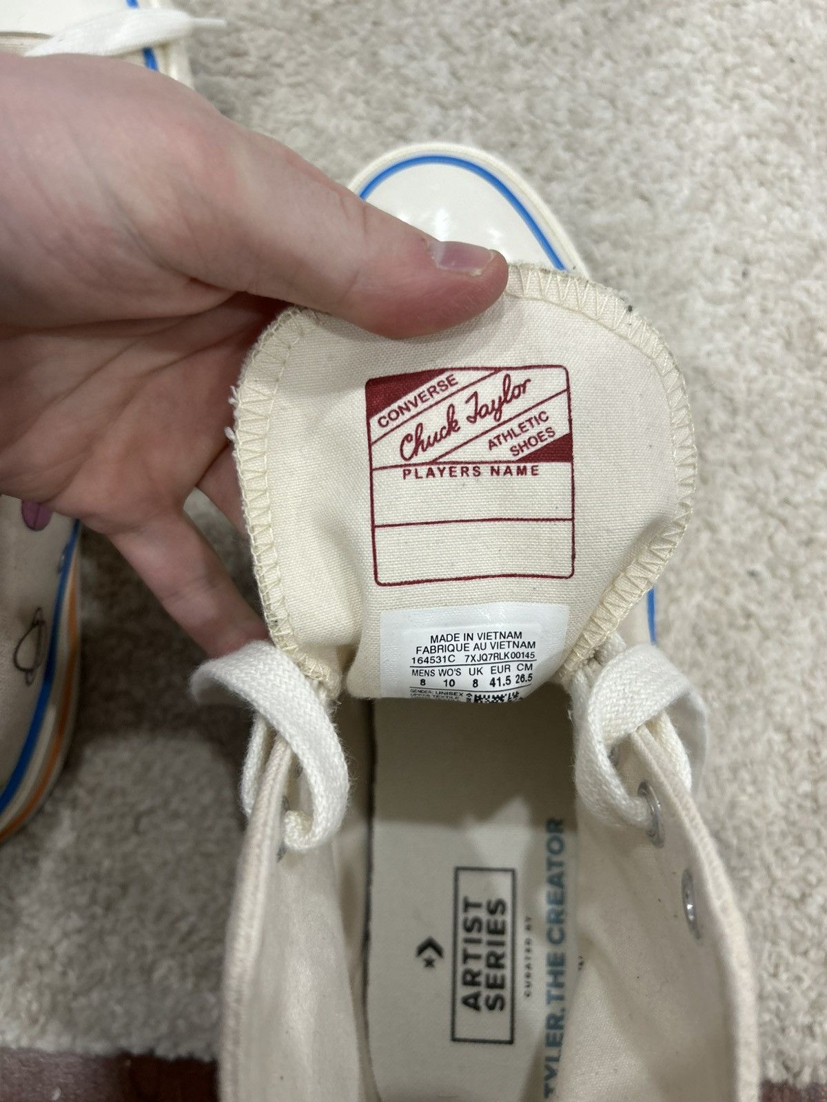 Converse Converse Tyler the Creator Golf Wang Artist Series golf wang Size US 8 / EU 41 - 6 Thumbnail