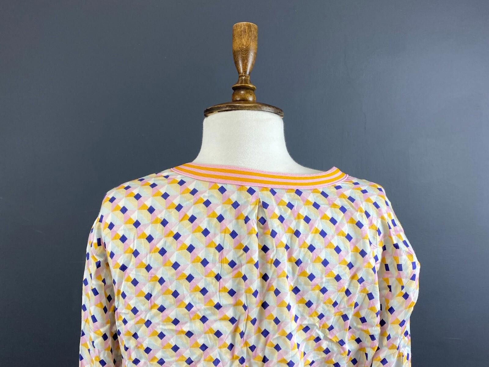 Designer Emily Van Den Bergh Multicolor Blouse Shirt Size 44 / L Size M / US 6-8 / IT 42-44 - 7 Thumbnail