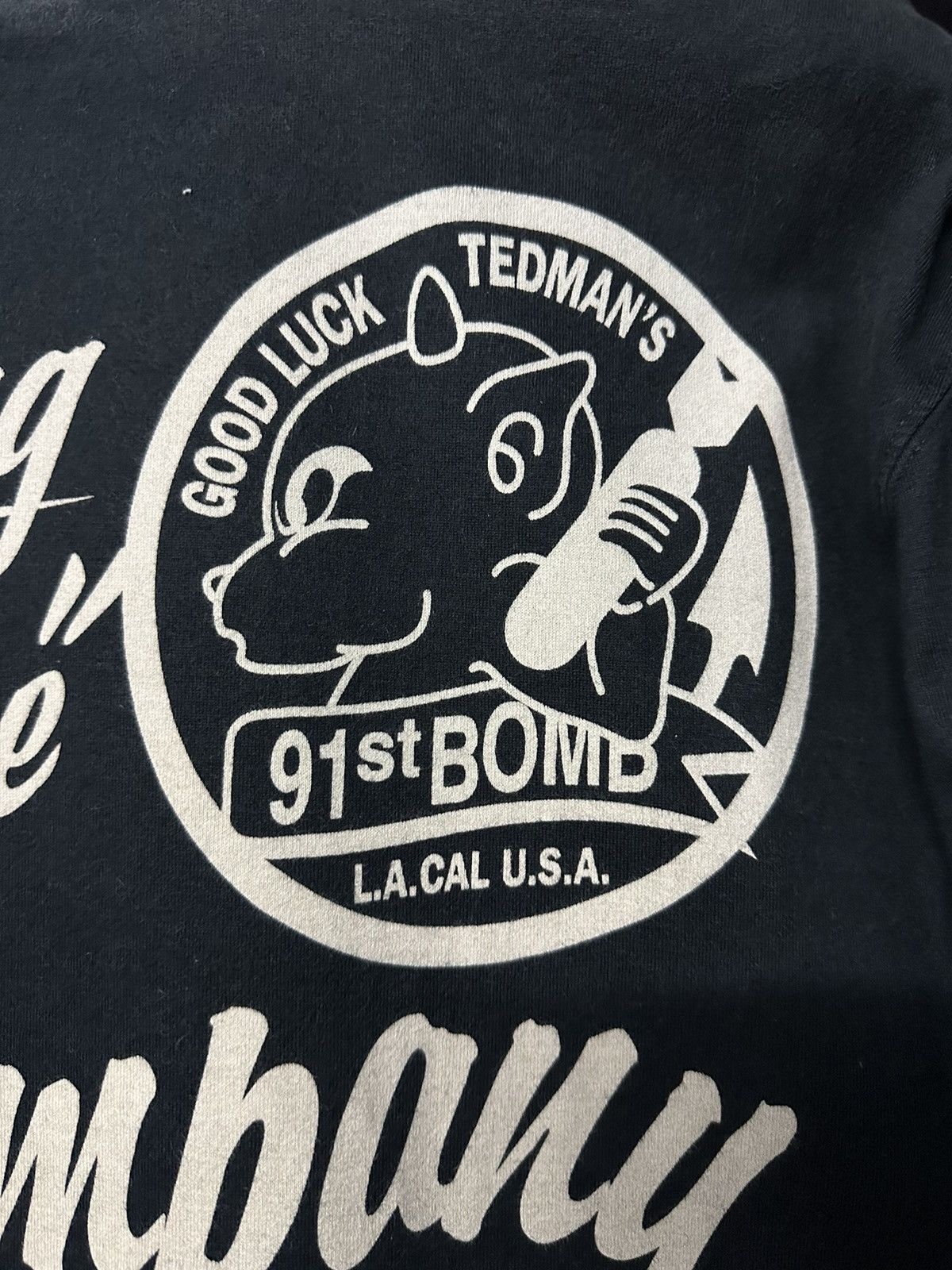 Tedman × Vintage Ted Company Us Air Force Tedman Devil Faded Tee Size US L / EU 52-54 / 3 - 3 Thumbnail