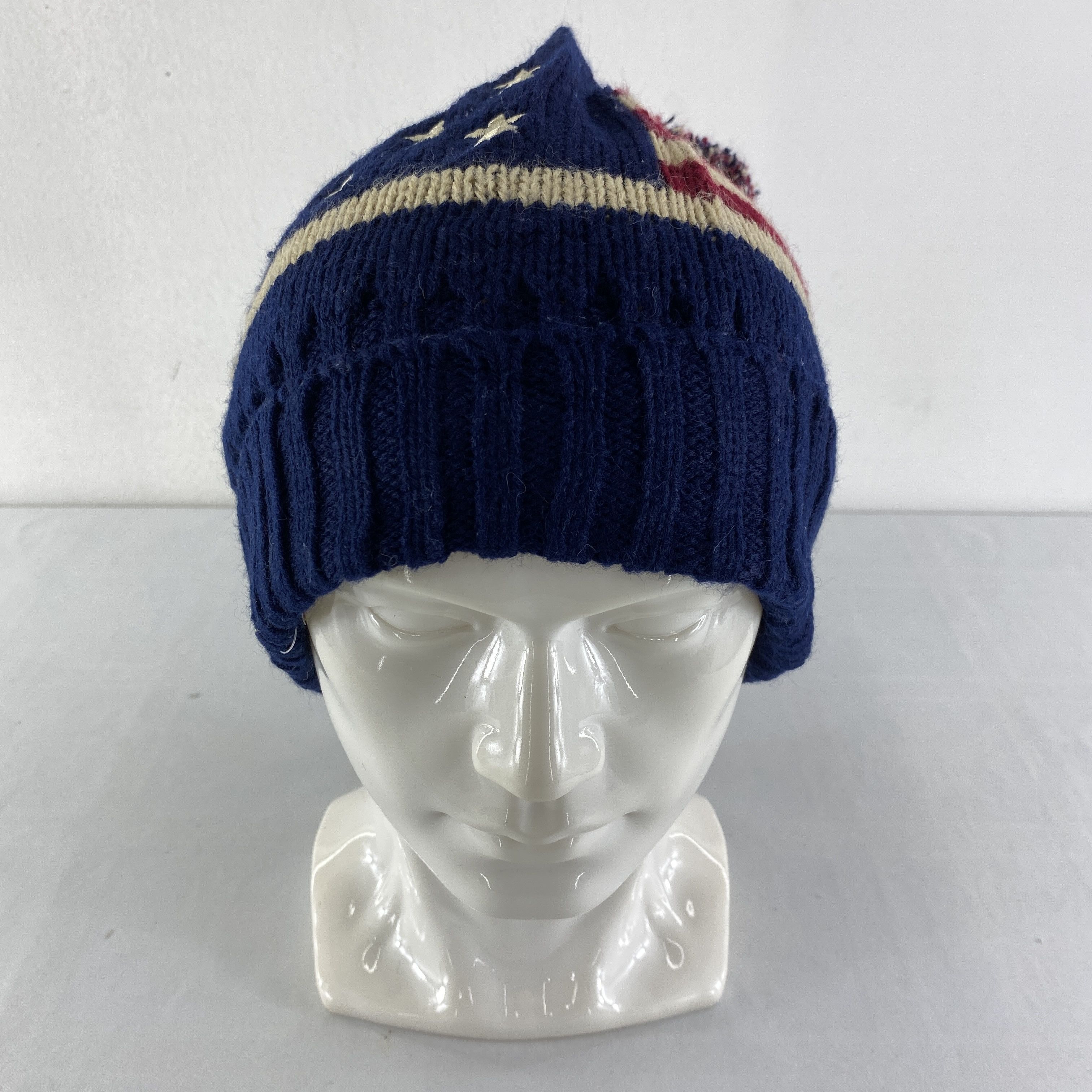 Japanese Brand Star Embroidery Snow Cap Hat Beanie -BN588 Size ONE SIZE - 1 Thumbnail