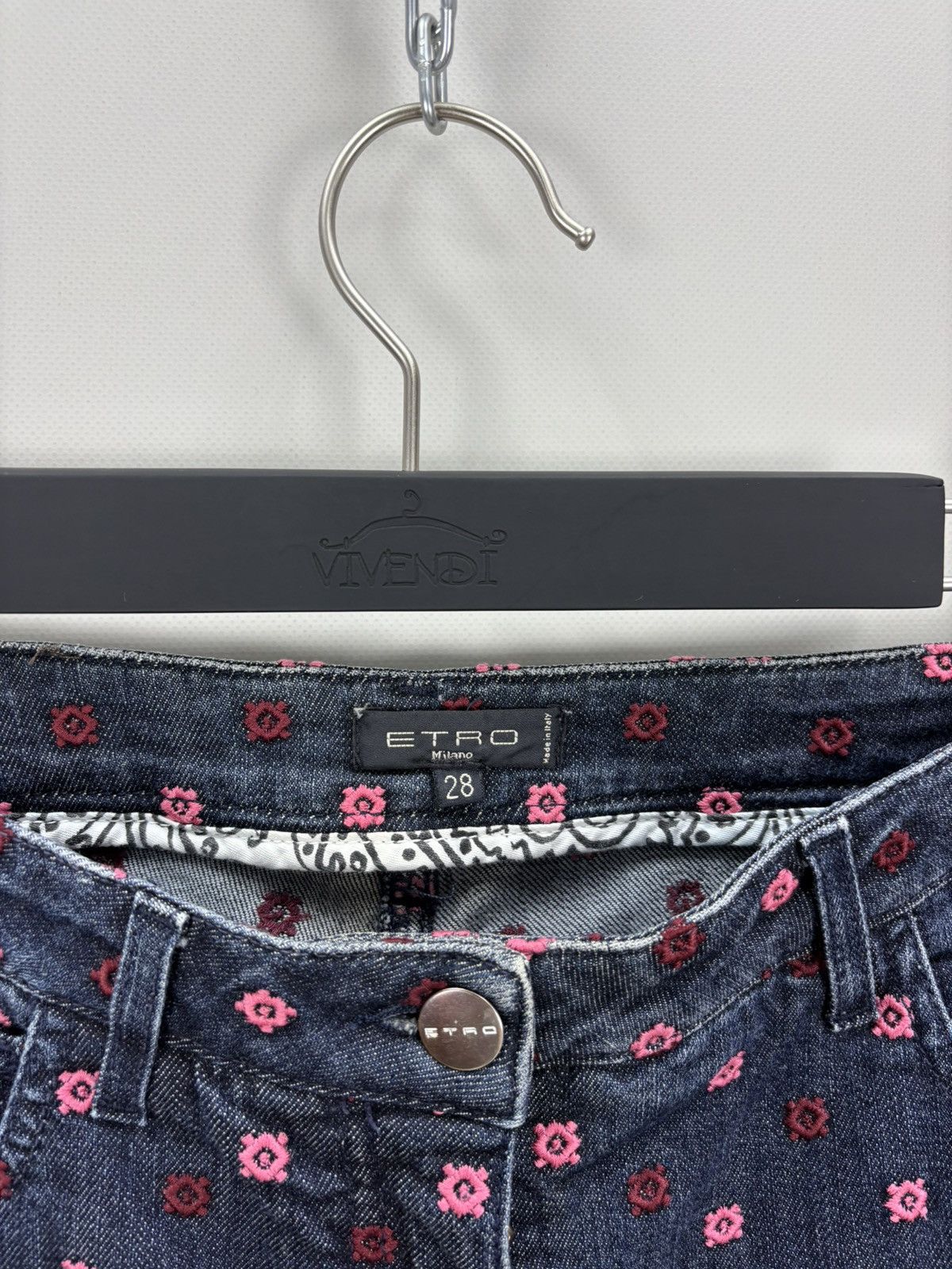 Etro Womens jeans ETRO Milano Size 28 Color Blue Size 24" / US 00 / IT 34 - 5 Thumbnail