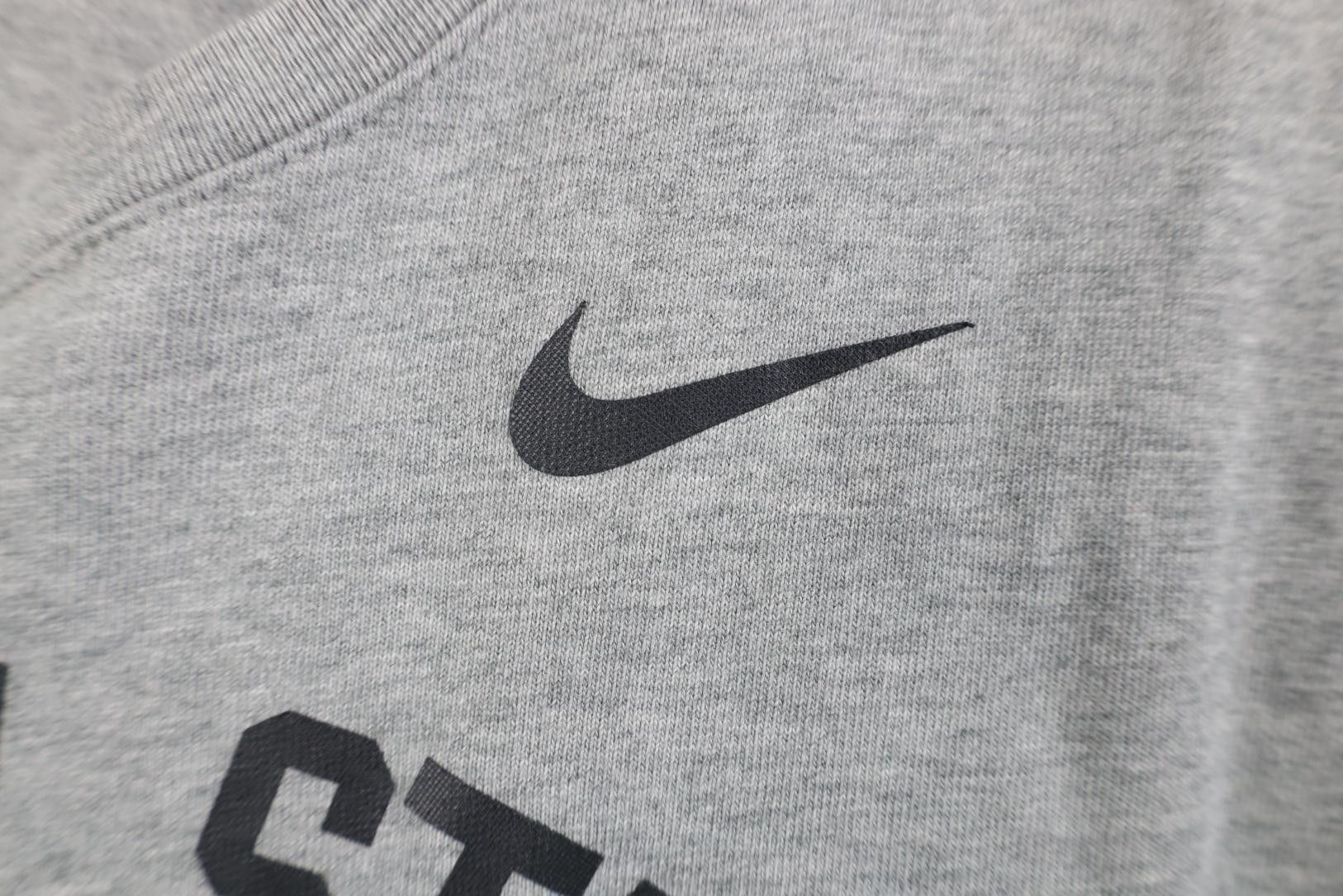 Nike Nike Michigan State University Raglan T-Shirt Gray Cotton Size US XL / EU 56 / 4 - 4 Thumbnail