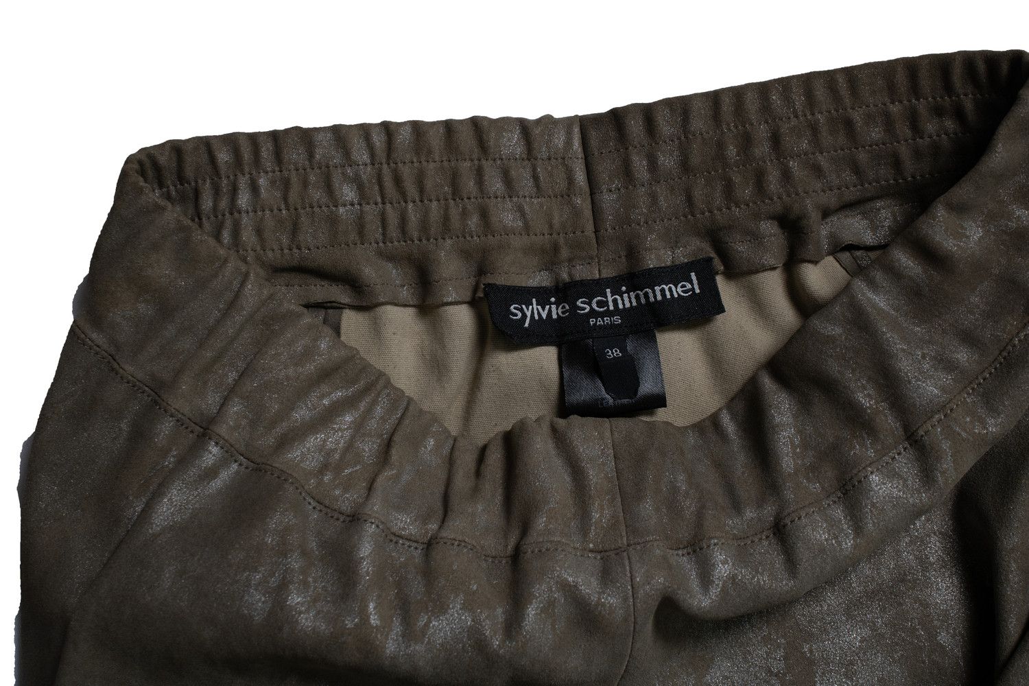 Other Sylvie Schimmel, suede coated legging in taupe Size 27" / US 4 / IT 40 - 5 Thumbnail