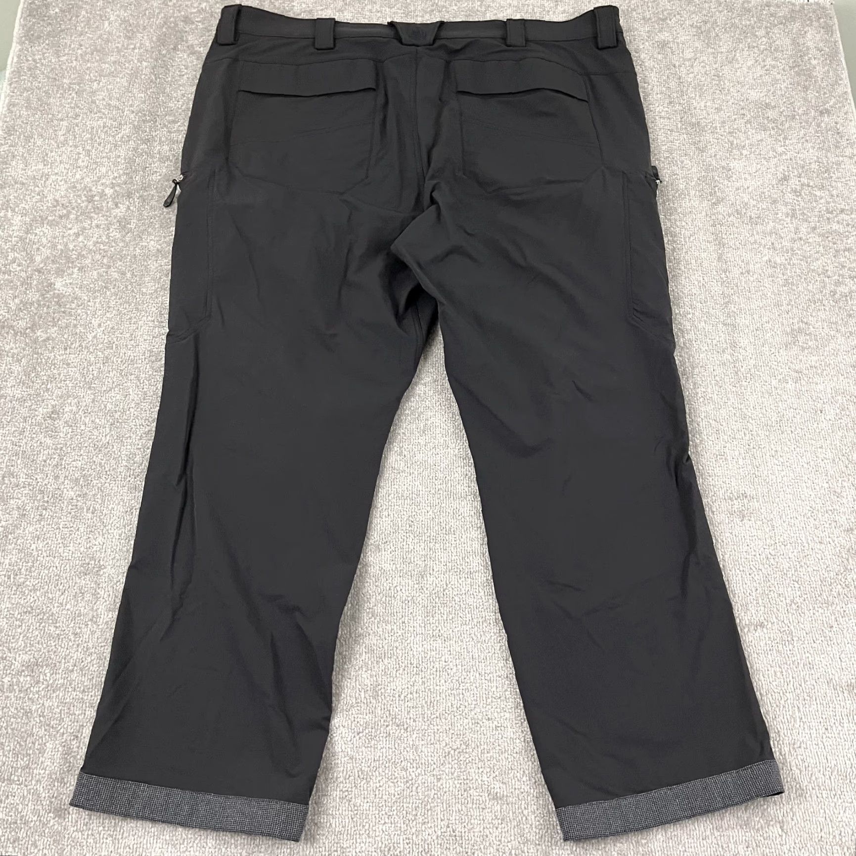CO VINTAGE Duluth Trading Co Alaskan Hardgear Pants Men 46 x 30 Black Cargo Workwear Outdoor Size US 30 / EU 46 - 3 Thumbnail