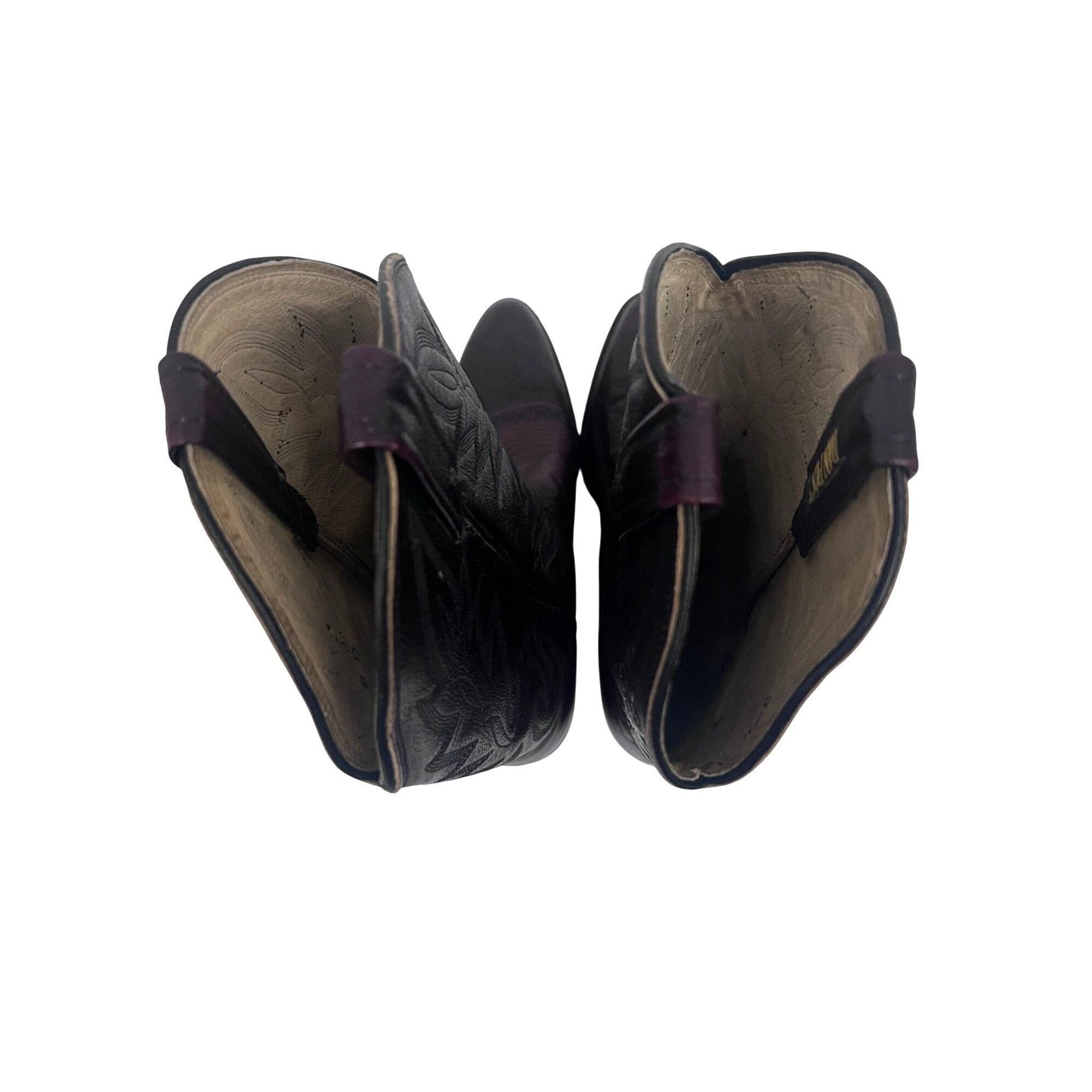 Dan Post Dan Post Mens Burgundy Leather Western Cowboy Boots US 8D Pu Size US 8 / EU 41 - 6 Thumbnail