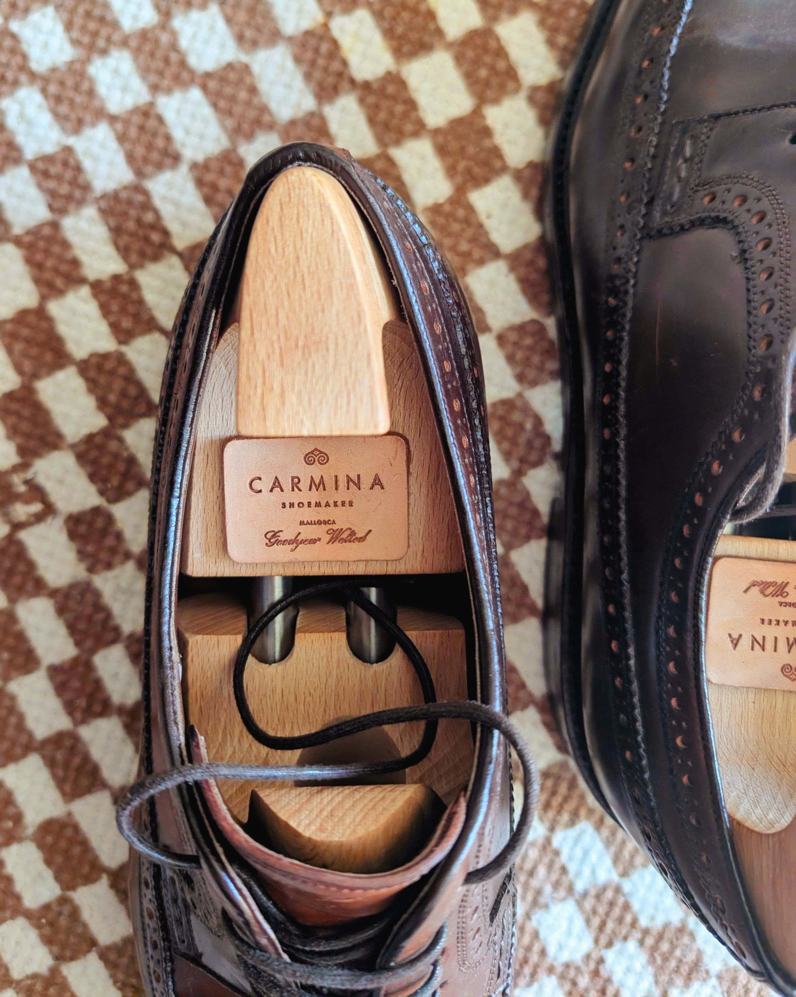 Carmina Carmina brogues derby shell UK 9 burgundy Size US 10 / EU 43 - 5 Thumbnail
