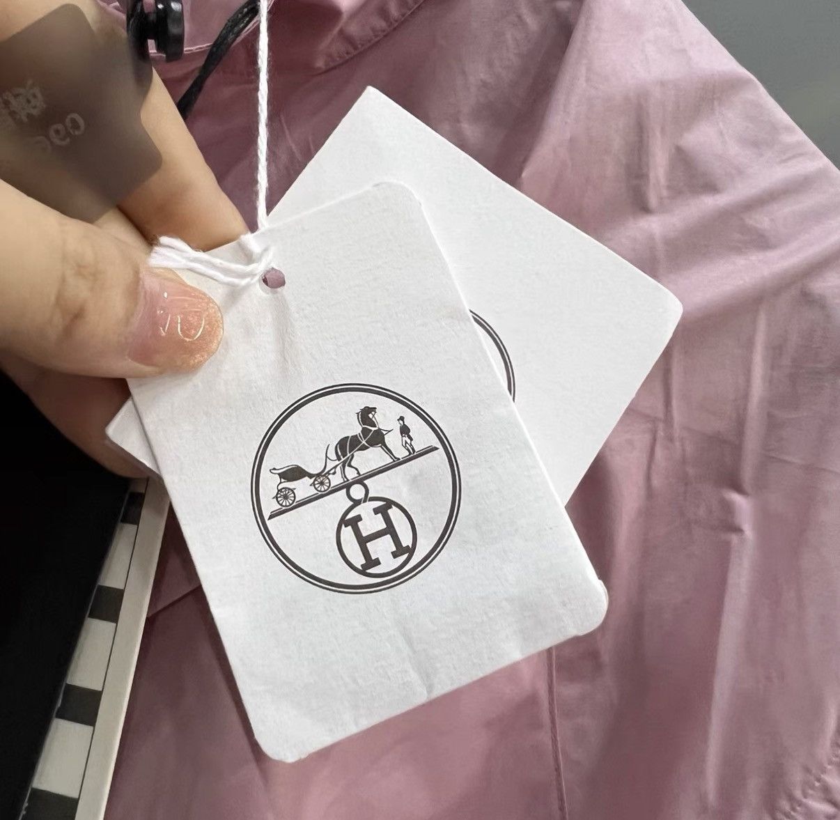 Hermes Hermès Pink Spliced Collar Jacket J41 Size US M / EU 48-50 / 2 - 5 Thumbnail