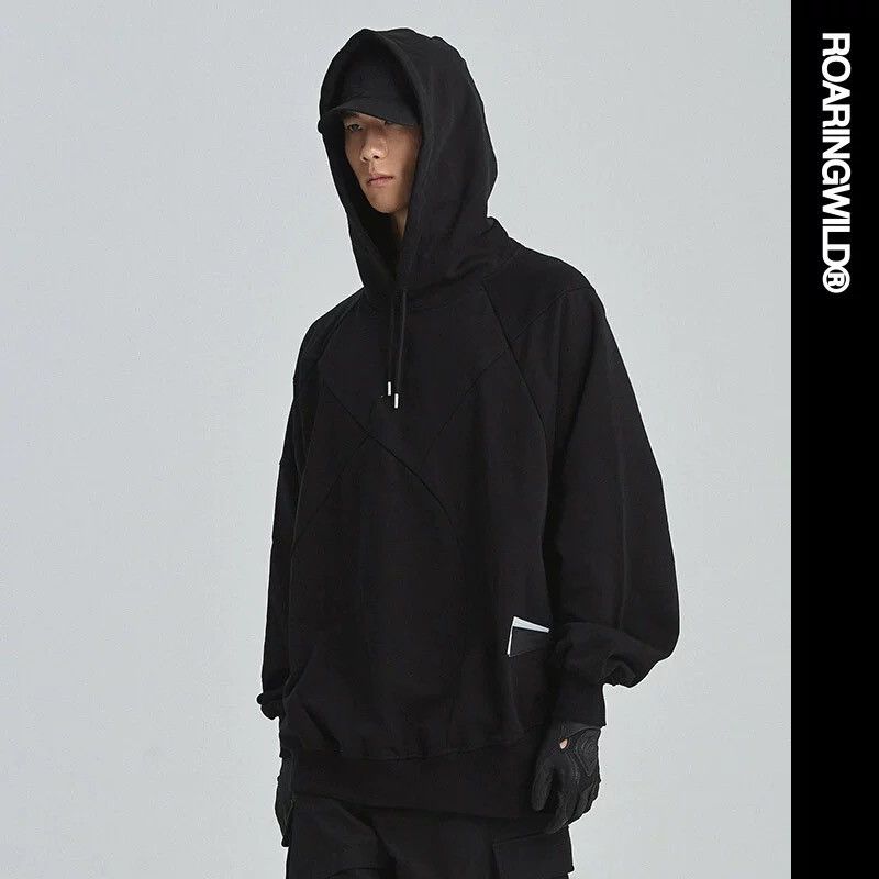 Other RoaringWild Black Patchwork Hoodie Size US L / EU 52-54 / 3 - 2 Thumbnail