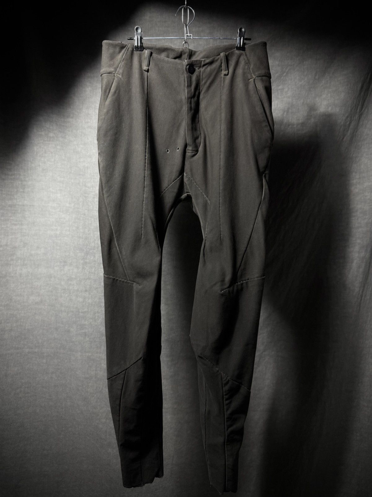 Masnada Masnada Structured Hand-Stitched Trousers Size US 31 - 1 Thumbnail