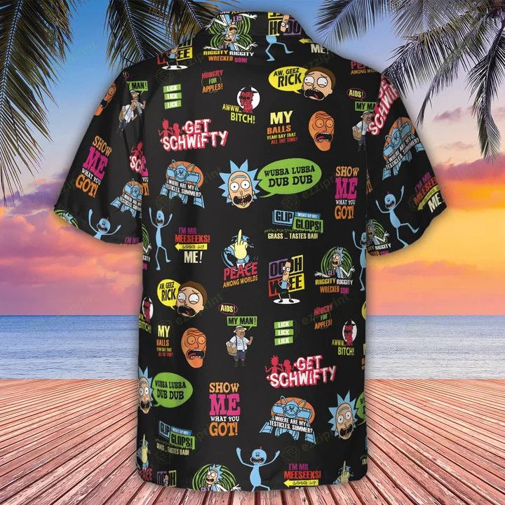 Other GET SCHWIFTY RICK AND MORTY HAWAIIAN SHIRT Size US L / EU 52-54 / 3 - 4 Thumbnail