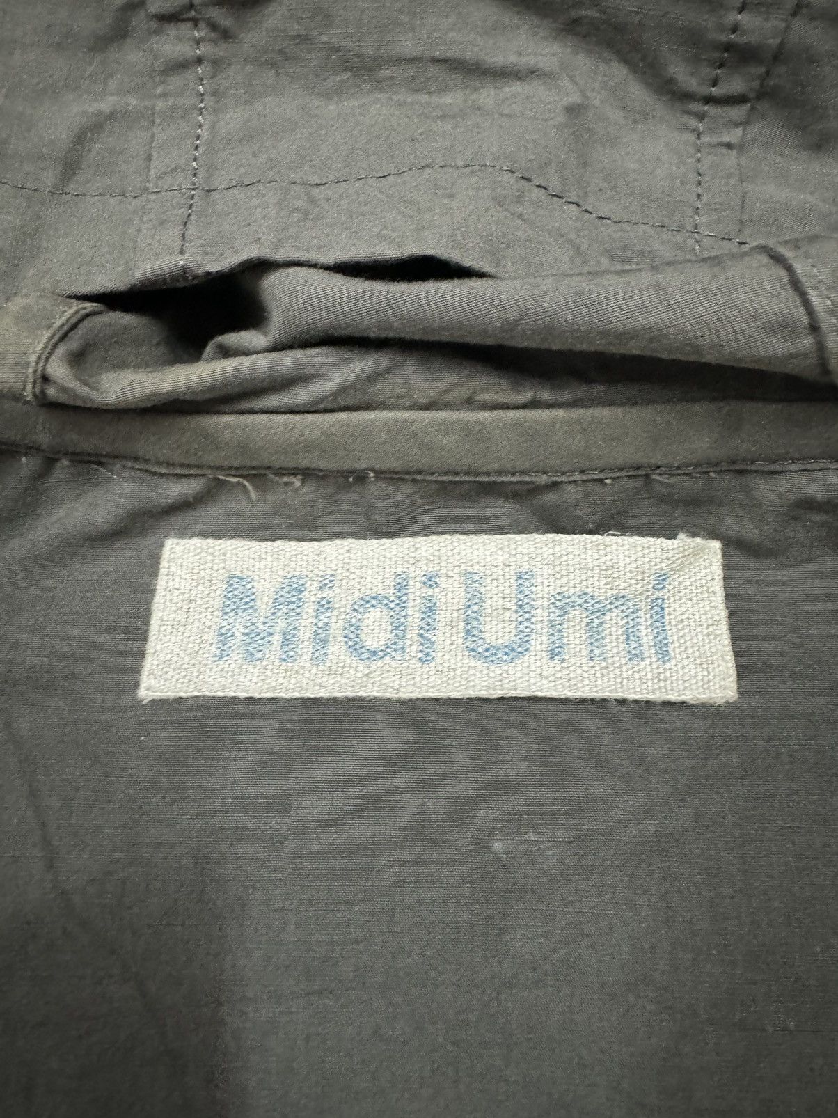 45rpm × Umii 908 MidiUmi Hoodies Miliitary Cape Olive Green Oversized Jacket Size US L / EU 52-54 / 3 - 12 Thumbnail