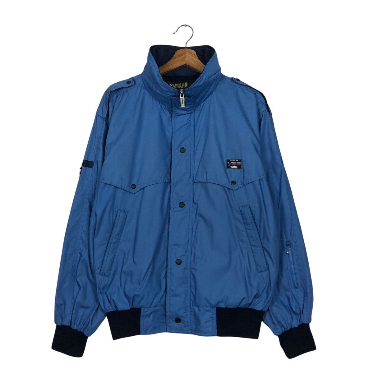 Japanese Brand 📌Vintage Bomber Racing Jacket Yamaha Blanket Issey Miyake Size US L / EU 52-54 / 3 - 2 Thumbnail