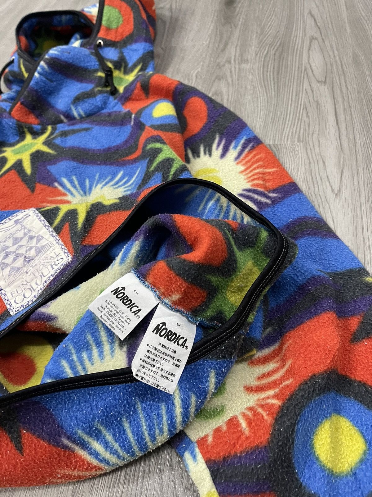 Sports Specialties Nordica italy multicolour funtional colour fleece hoodies Size US M / EU 48-50 / 2 - 9 Thumbnail
