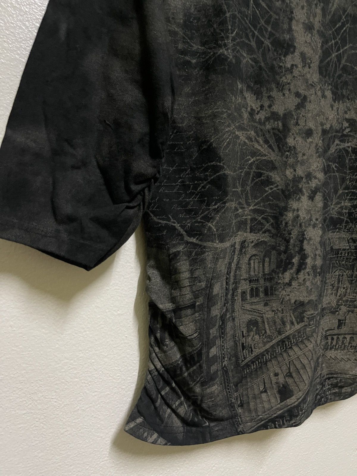 In The Attic Full Print Cross T Shirt Punk