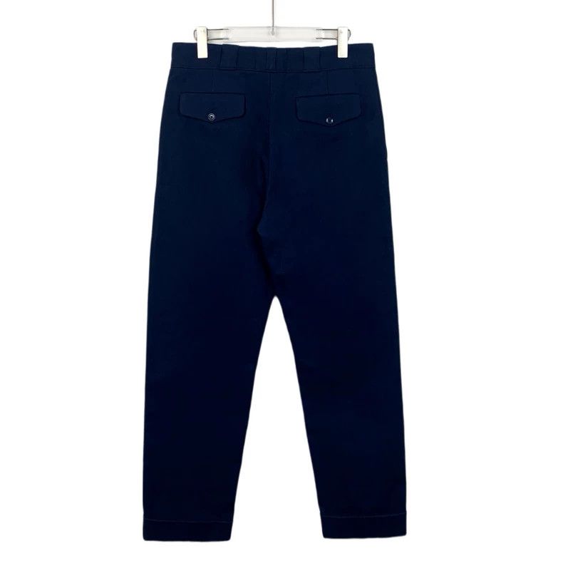 Louis Vuitton Louis Vuitton 22 navy blue logo embroidered cotton slacks Size US 40 / EU 56 - 2 Thumbnail