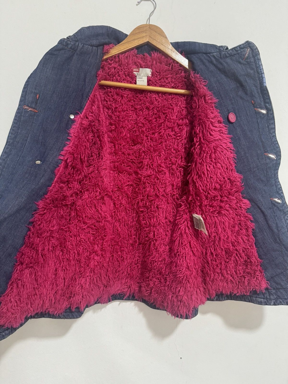 Diesel × Vintage Diesel Womens Denim Jacket Size M / US 6-8 / IT 42-44 - 9 Thumbnail