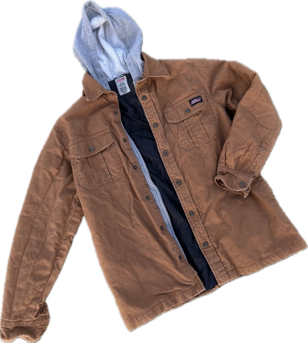 Dickies × Vintage Dickies Brown Jacket with hoodie Size US S / EU 44-46 / 1 - 1 Thumbnail