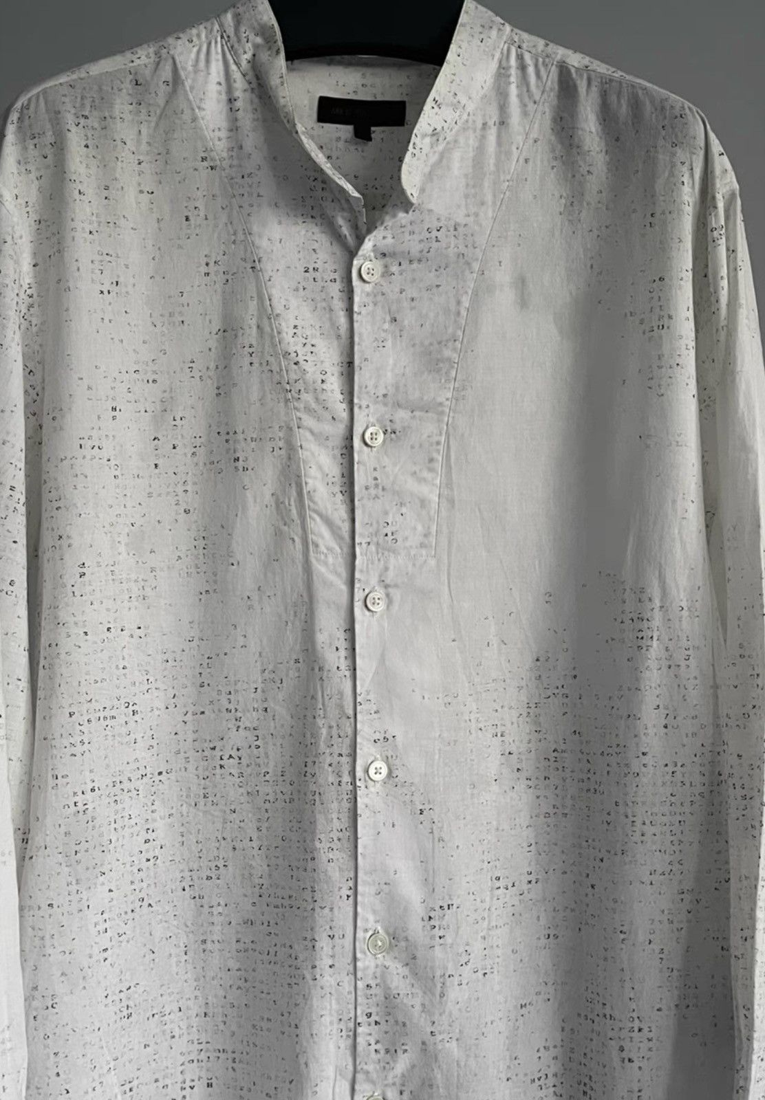 Ann Demeulemeester Ann Demeulemeester｜Matrix Code Shirt Size US M / EU 48-50 / 2 - 2 Thumbnail