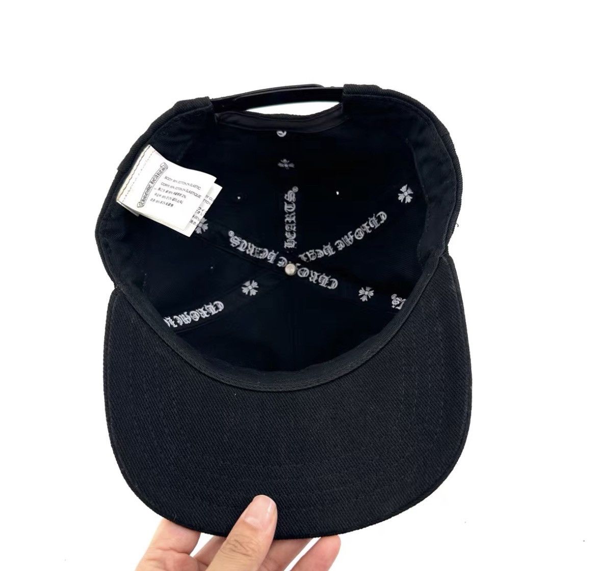 Chrome Hearts CHROME HEARTS Size OS Embroidered baseball cap with scroll Size ONE SIZE - 3 Thumbnail