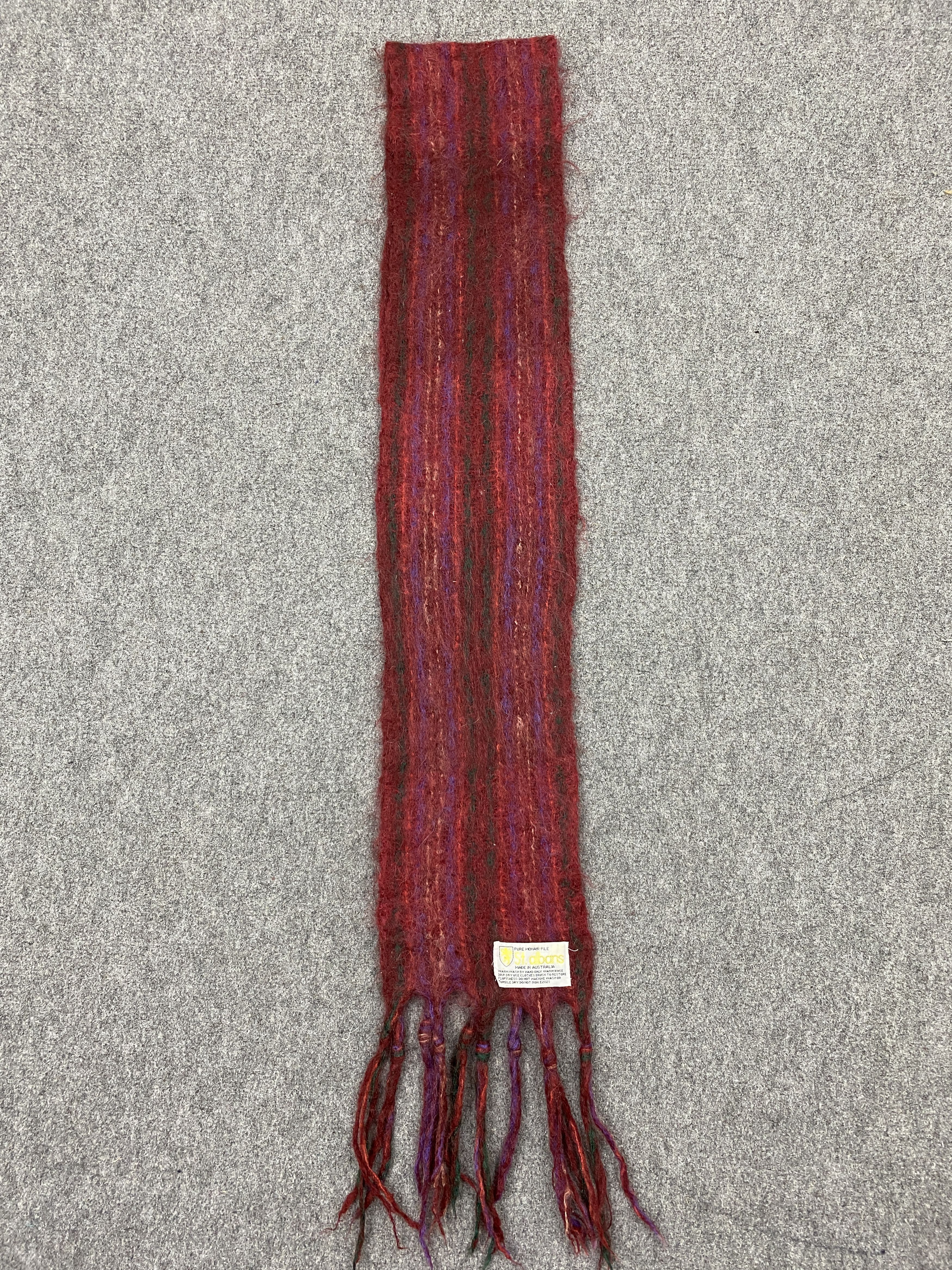 Other ST.ALBANS Plaid Mohair Scarf Muffler - SC0112 Size ONE SIZE - 3 Thumbnail
