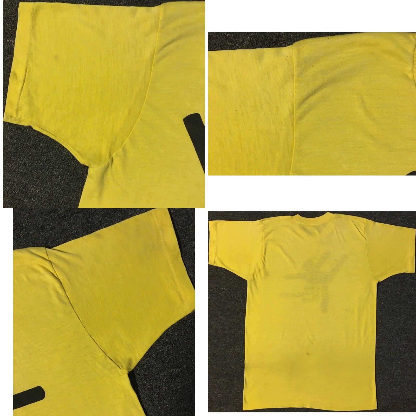 Vintage VINTAGE UWW Gymnastics Team Shirt S Yellow 90s Grunge College University Wisconsin-Whitewater Short Sleeve Crew Neck Graphic Tee Mens Size US S / EU 44-46 / 1 - 8 Thumbnail