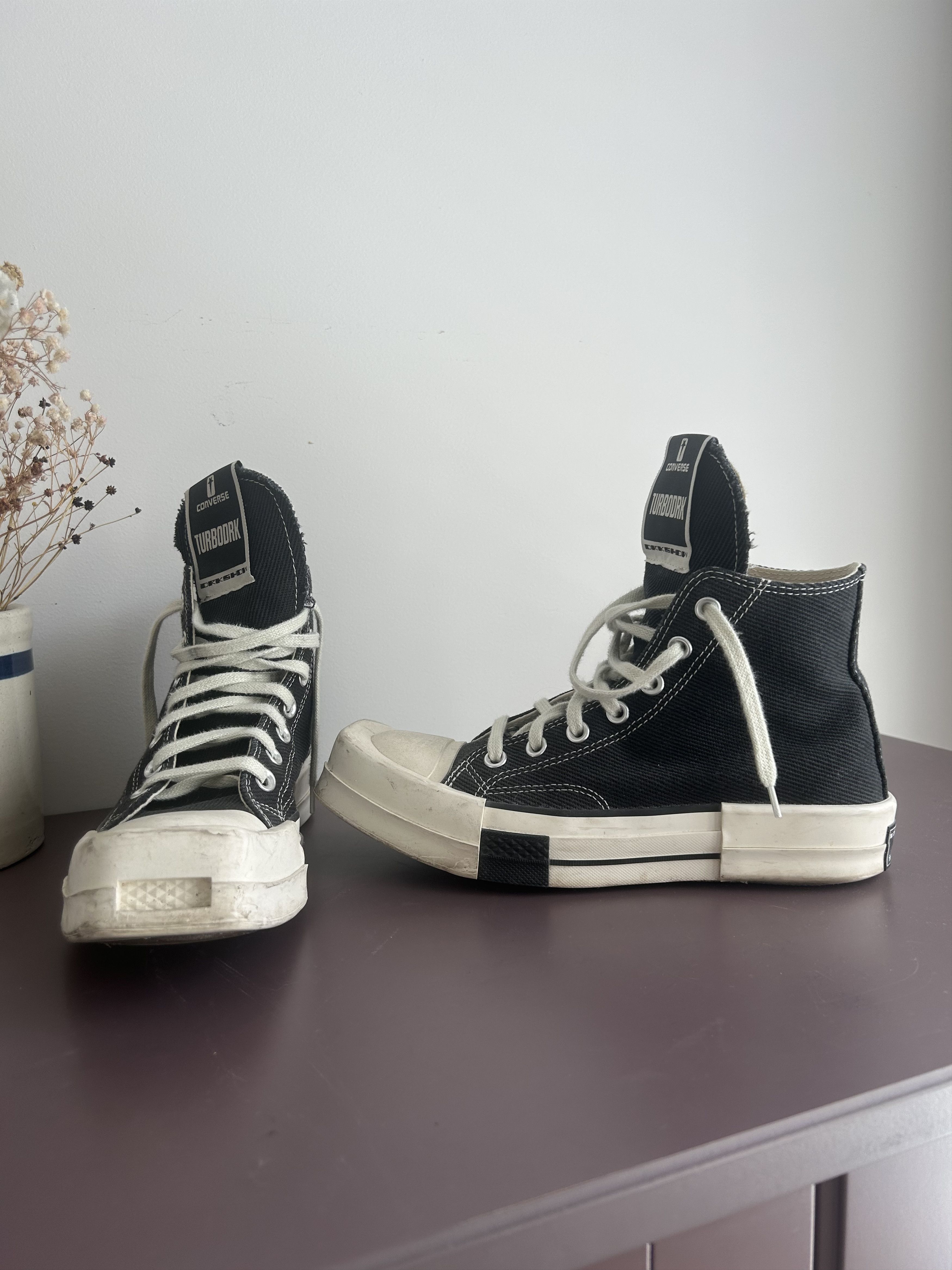 Converse Rick Owens converse Size US 6 / EU 39 - 7 Thumbnail