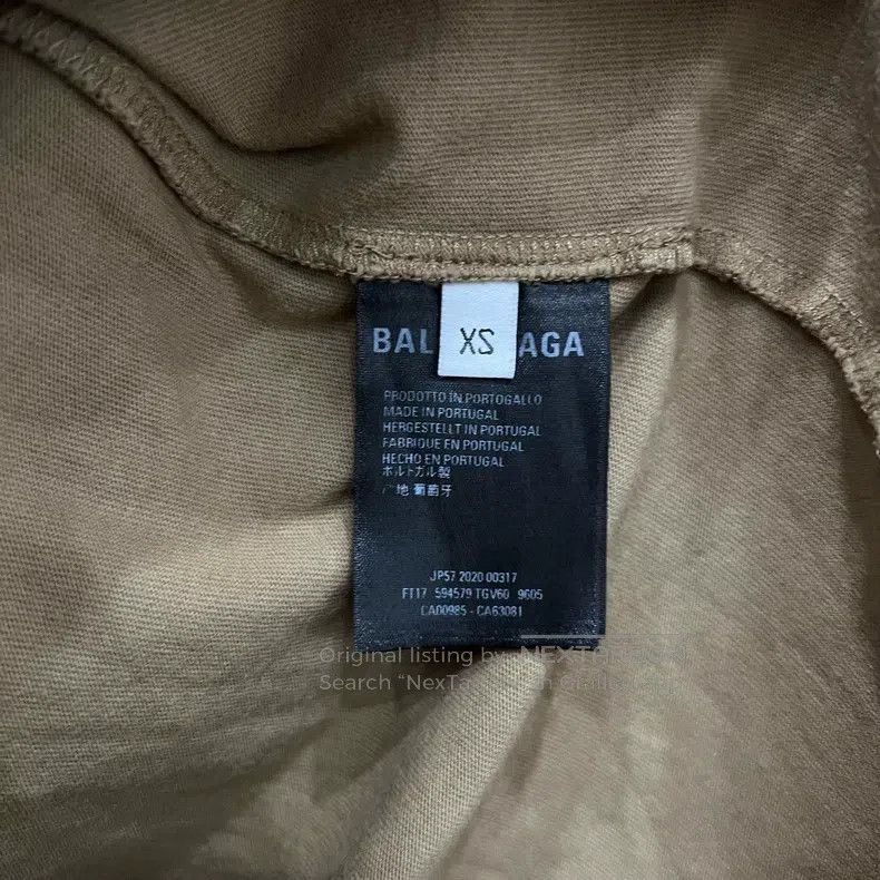 Balenciaga Balenciaga Brown wheat logo printed short-sleeve Size US XS / EU 42 / 0 - 5 Thumbnail