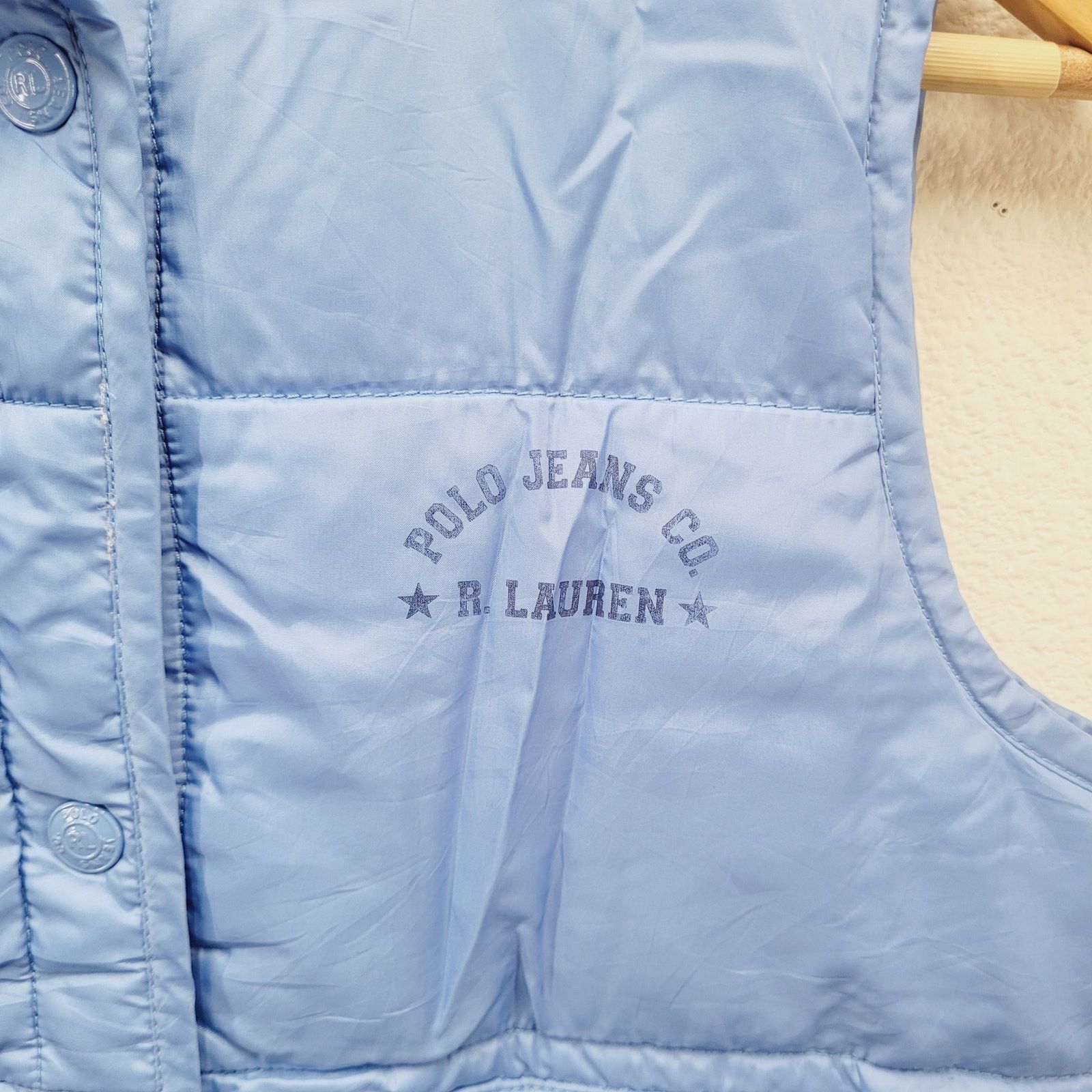 Ralph Lauren VTG Y2K Polo Jeans Ralph Lauren Snap Puffer Vest Womens S Size S / US 4 / IT 40 - 2 Thumbnail