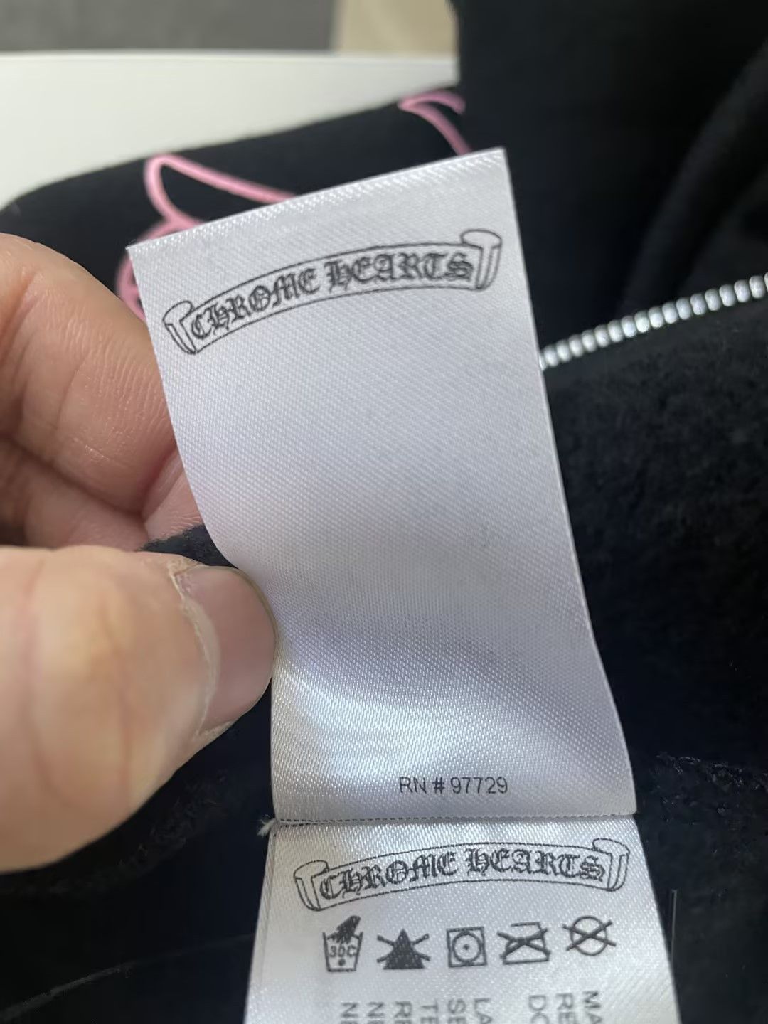 Chrome Hearts Chrome Hearts Deadly Doll Pink Cross Scroll Zip Up Hoodie Size XL / US 12-14 / IT 48-50 - 5 Thumbnail