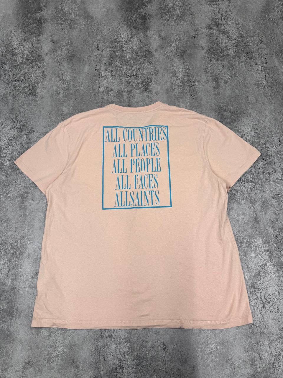 Allsaints AllSaints London Men Cotton T-Shirt Pink Size M Size US M / EU 48-50 / 2 - 8 Thumbnail