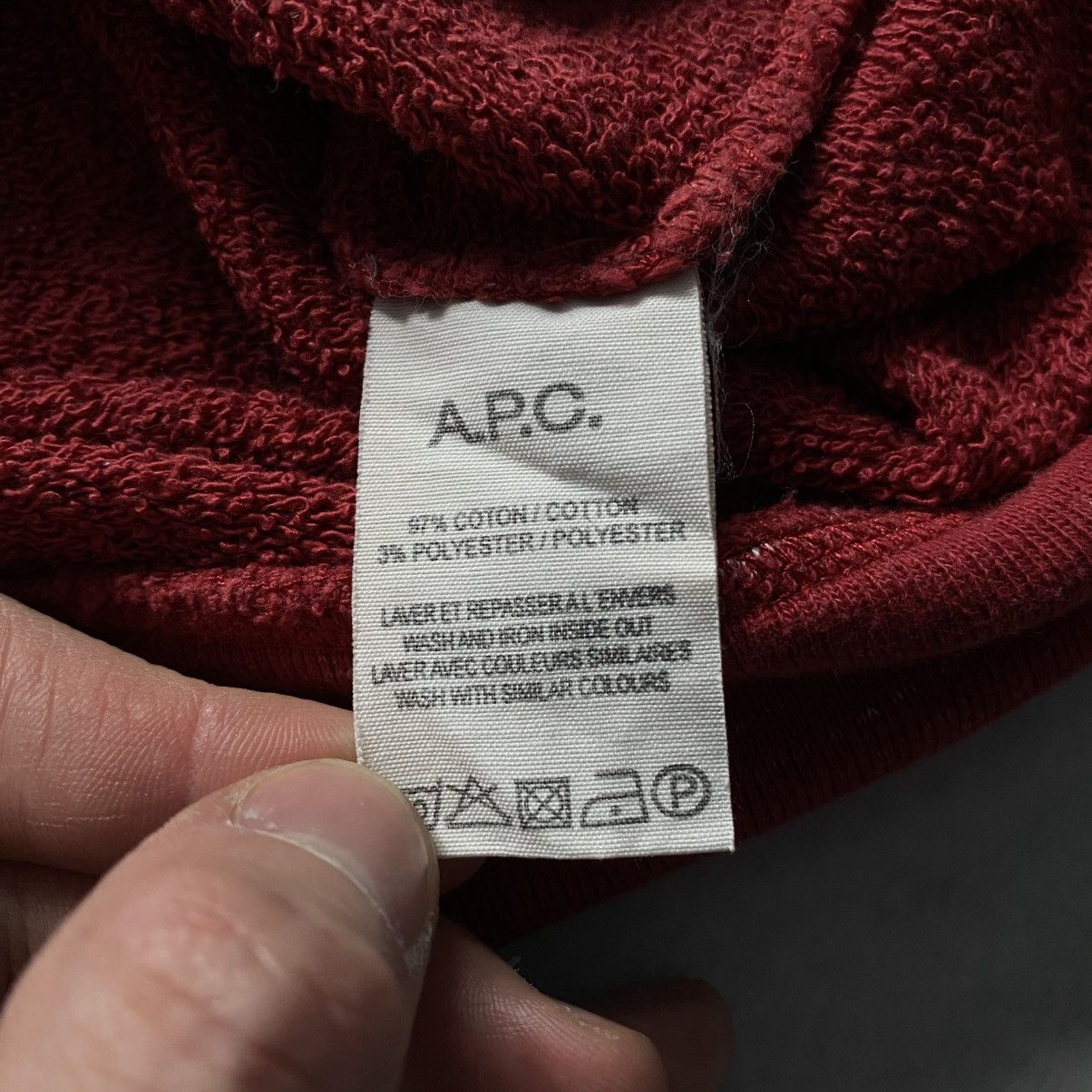 A.P.C. × Designer A.P.C. RUE MADAME PARIS Blended Sweatshirt Crewneck Size US S / EU 44-46 / 1 - 5 Thumbnail