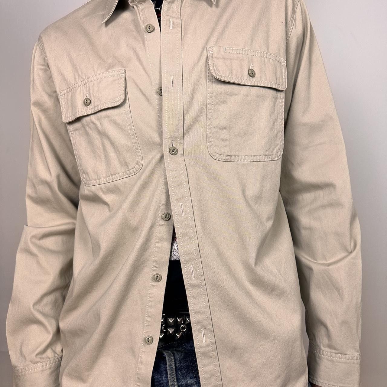 Bdg BDG Tan Button Safari Button Up Shirt - Large Size US L / EU 52-54 / 3 - 6 Thumbnail