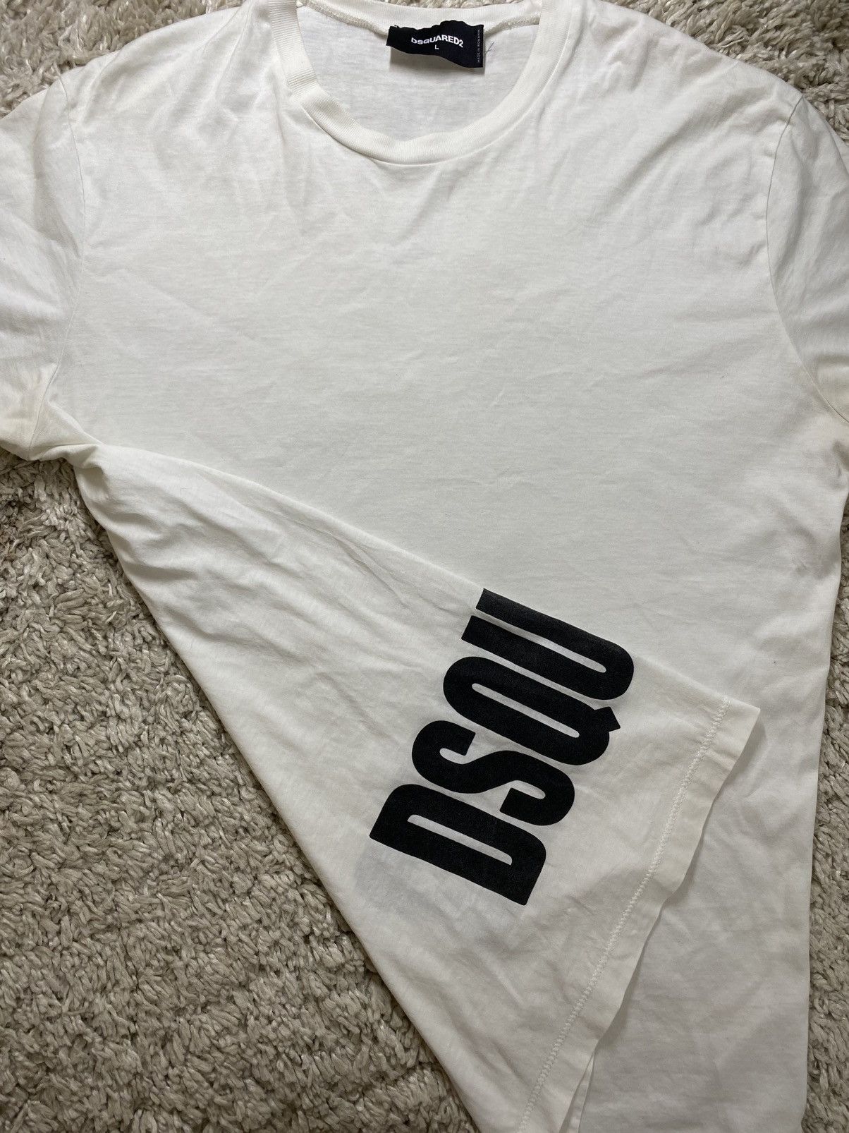 Dsquared2 White Dsquared T-shirt Size US L / EU 52-54 / 3 - 2 Thumbnail