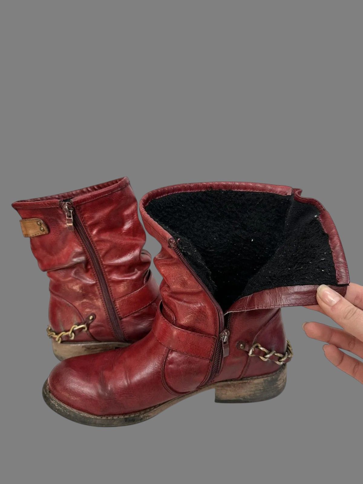 A.S.98 Guidi Style Vintage Leather Boots High AS98 Rick 424 Size US 9 / IT 39 - 10 Thumbnail
