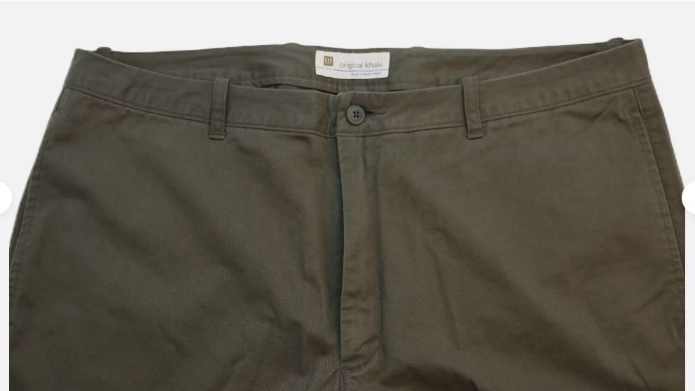 Gap Gap W38 L32 Original Khaki Flat Front Men's Pants New Size US 38 / EU 54 - 3 Thumbnail