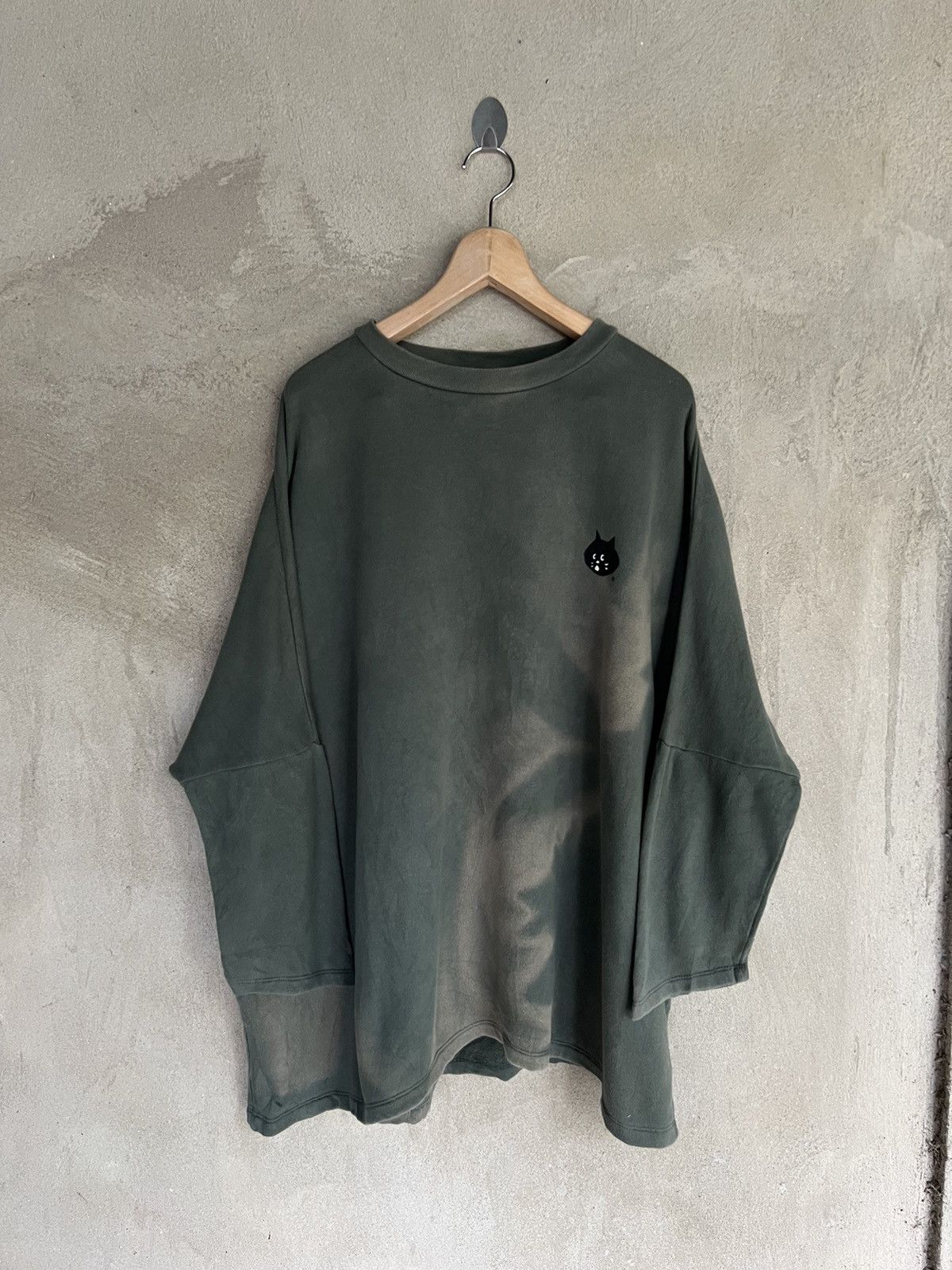 Issey Miyake Champion X Nenet by Issey Miyake Oversized Faded Sweatshirt Size US L / EU 52-54 / 3 - 3 Thumbnail