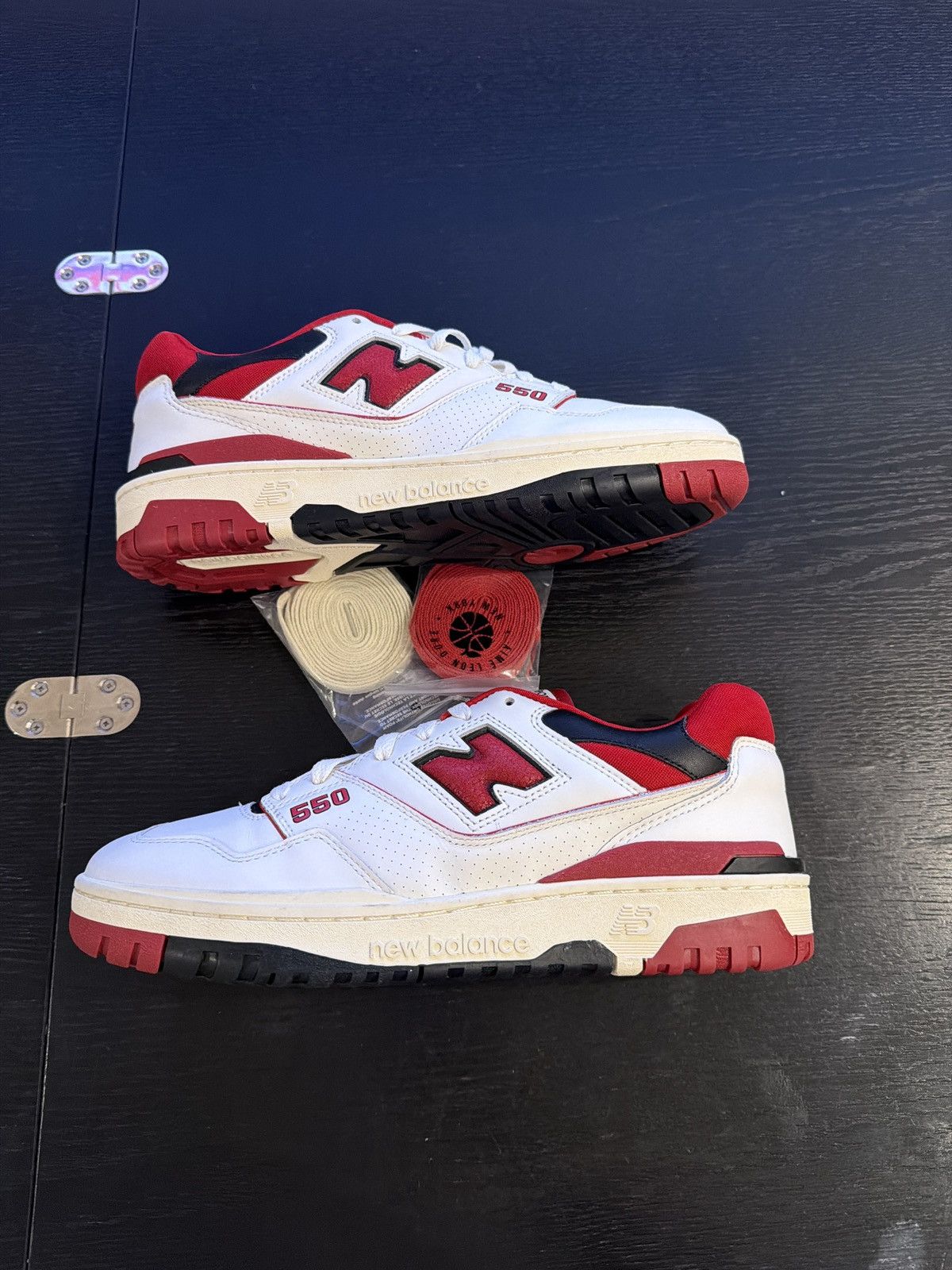 Aime Leon Dore × New Balance New Balance 550 Aimé Leon Dore Red/Beige Size US 9.5 / EU 42-43 - 1 Thumbnail