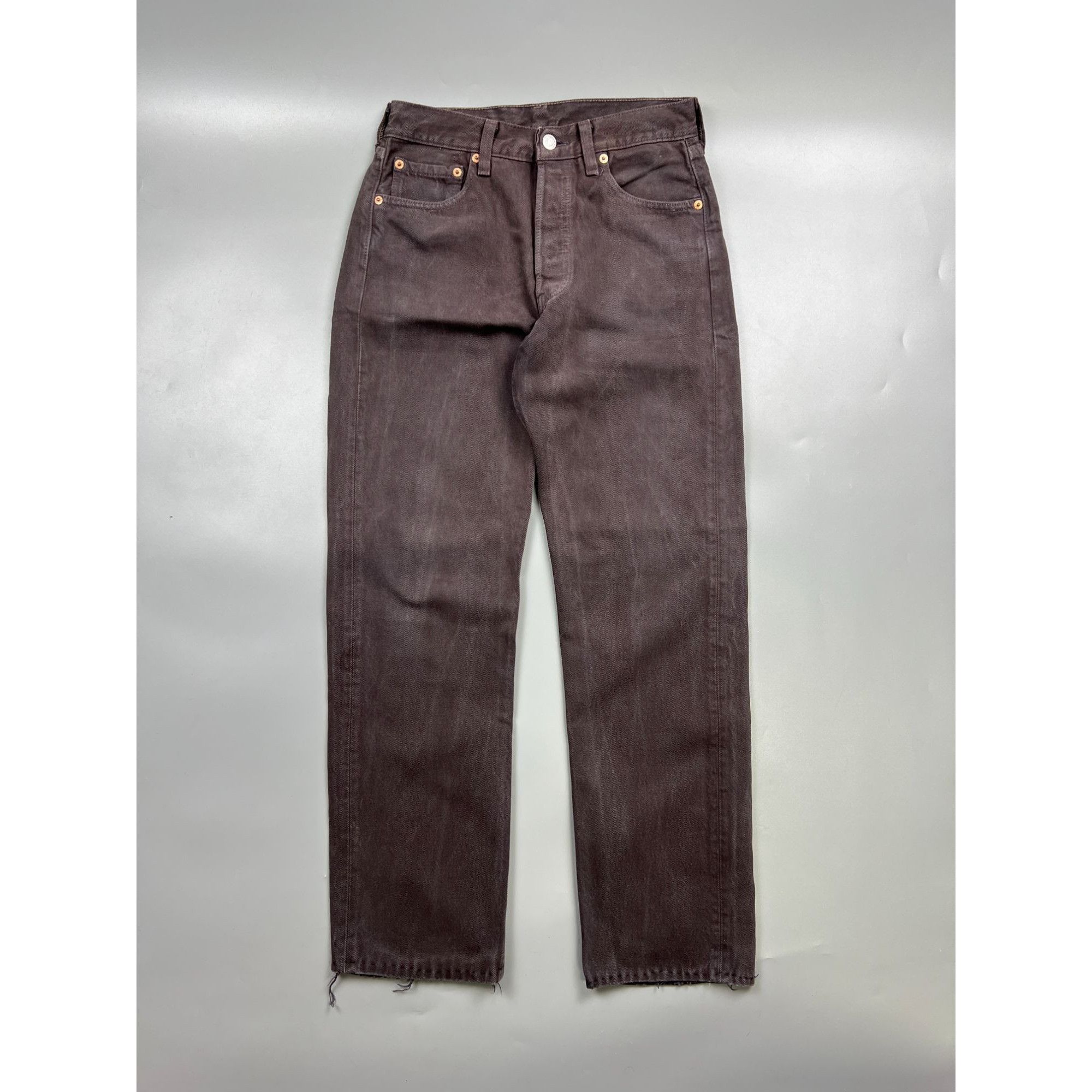 Levi’s 501 Made in USA Brown Denim Jeans Pants (Y0938)