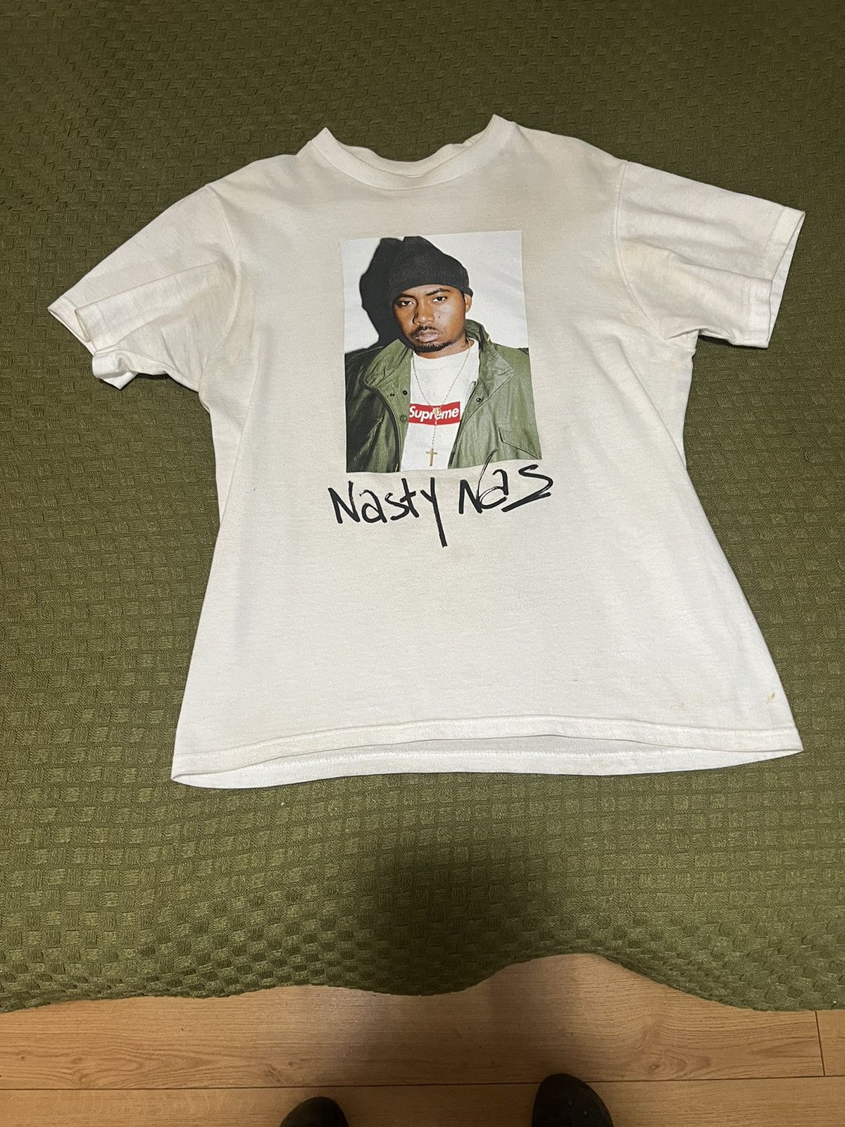 Rap Tees × Supreme Supreme Nas Tee Size US S / EU 44-46 / 1 - 2 Thumbnail