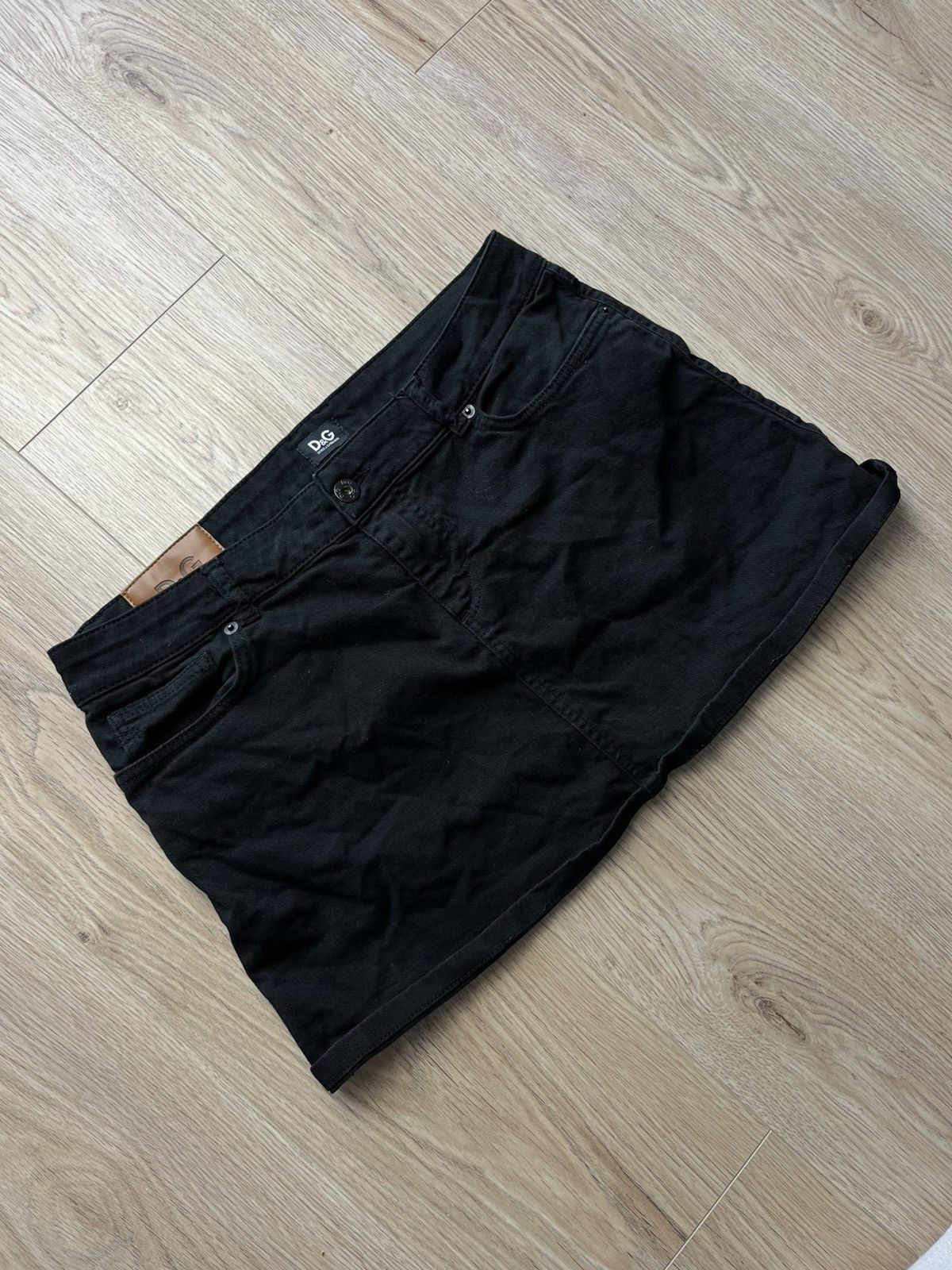 Dolce & Gabbana Dolce & Gabbana Denim Mini Skirt Streetwear Rap Size 30" / US 8 / IT 44 - 2 Thumbnail