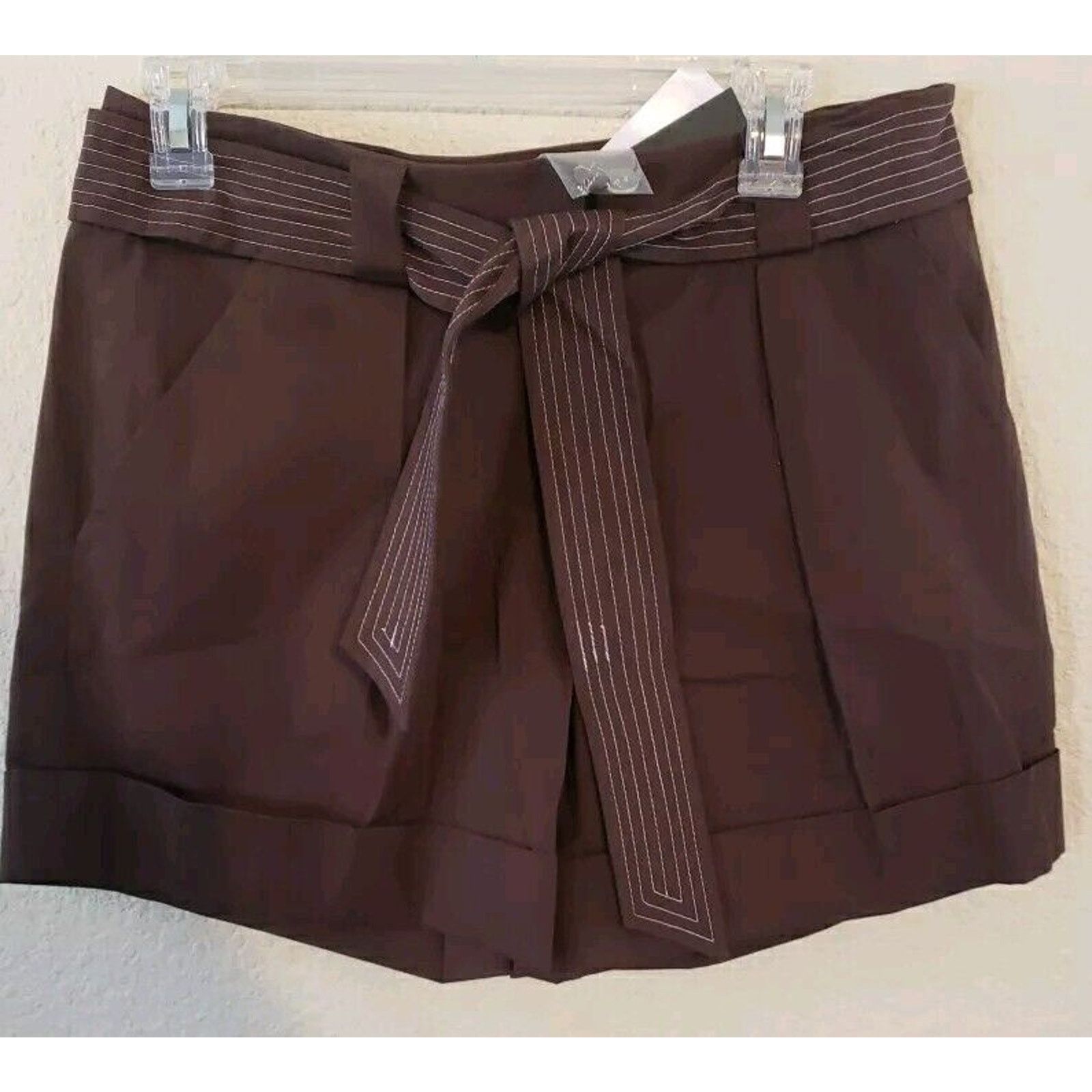 Other Chelsea Theodore Womens Size 6 Brown High Rise Shorts Size 28" / US 6 / IT 42 - 1 Thumbnail